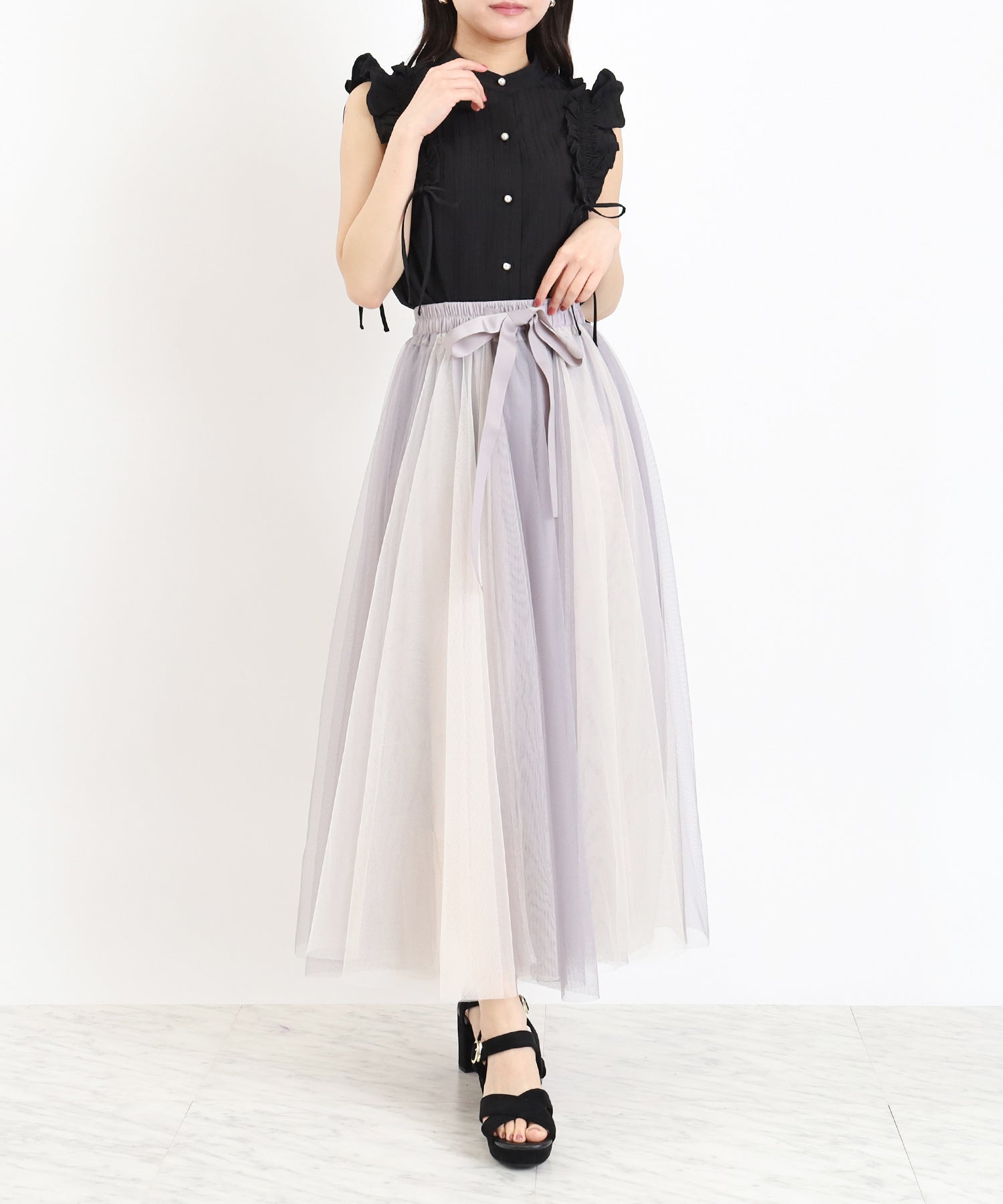 ブラック model:156 着用サイズ:M