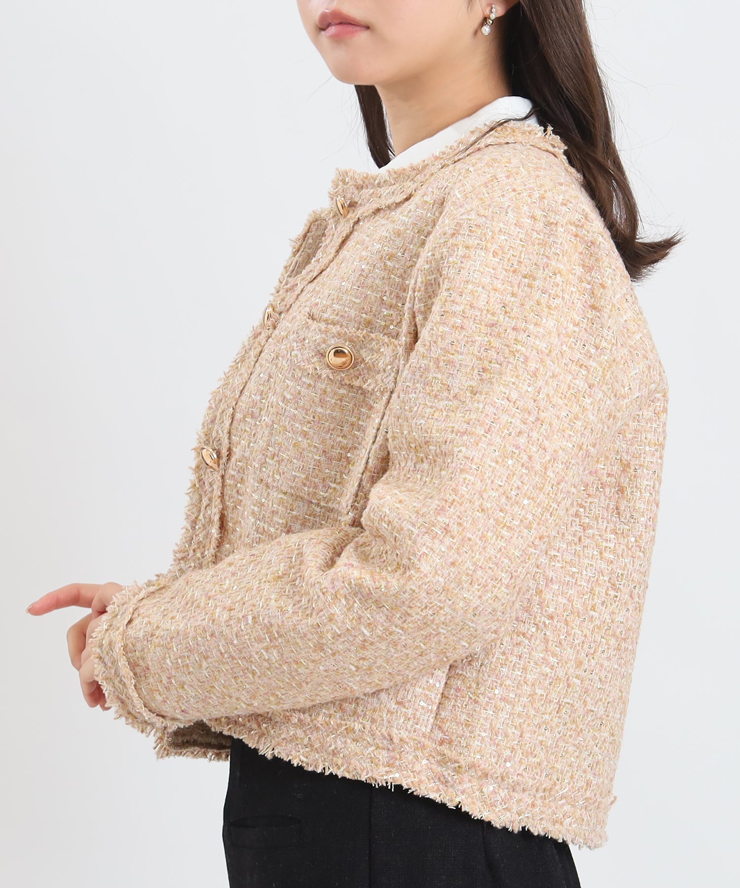 ベージュ model:156 着用サイズ:M