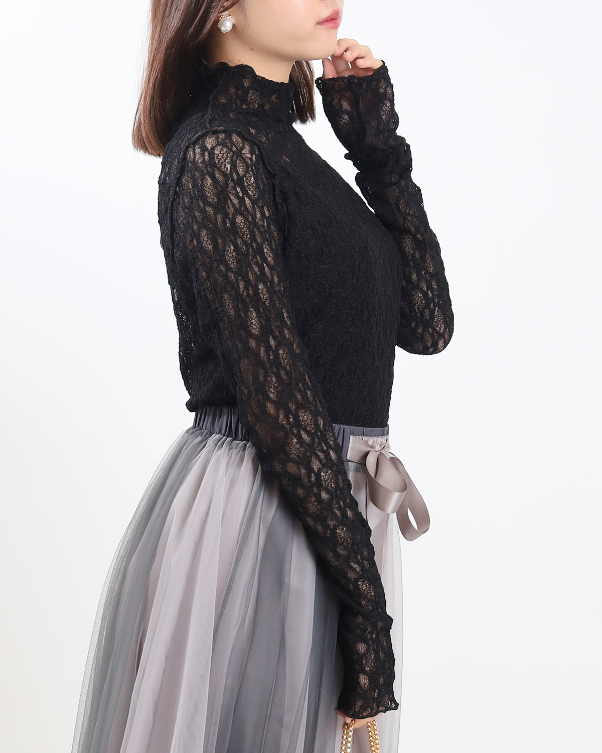 ブラック model:156 着用サイズ:M