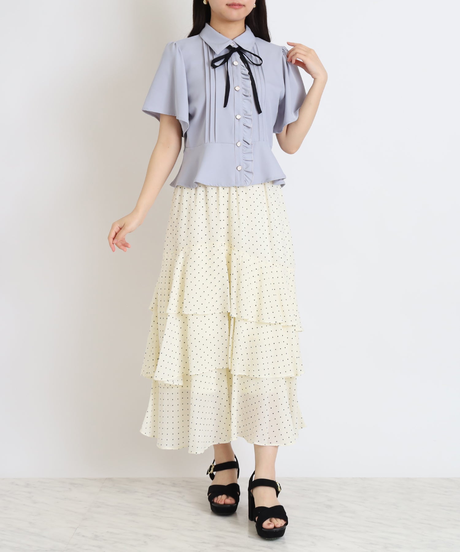 サックス model:156cm 着用サイズ:M
