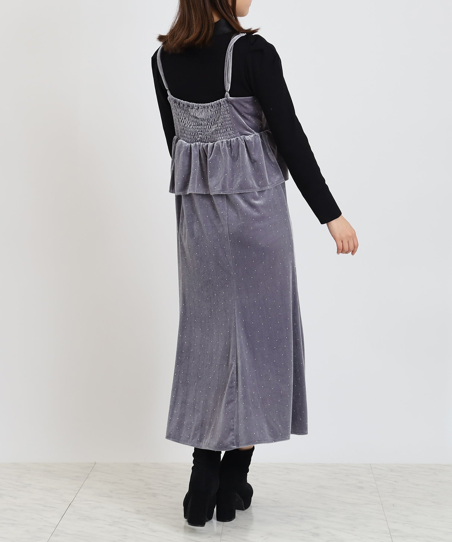 ライトグレー model:156 着用サイズ:M