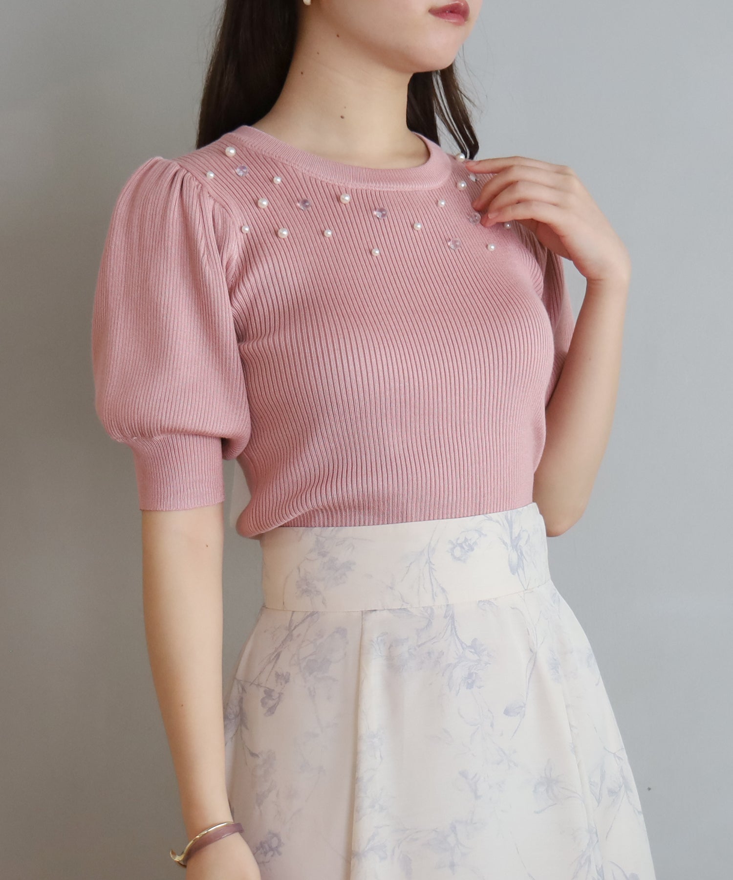 ピンク model:156 着用サイズ:M