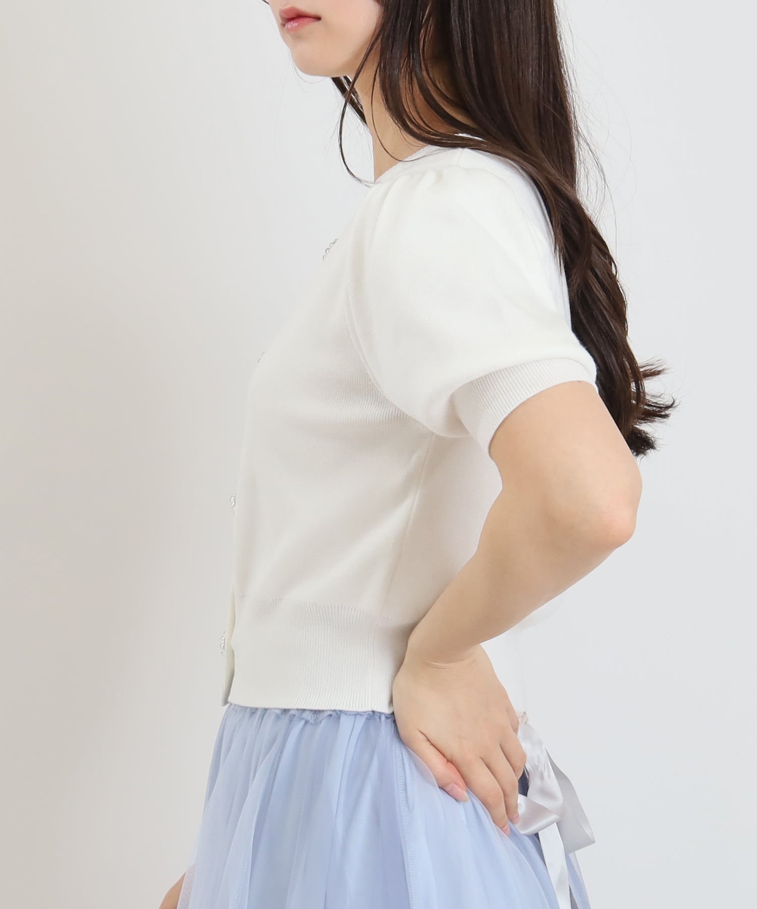ホワイト model:160 着用サイズ:M