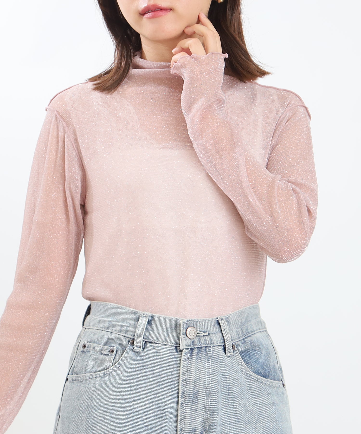 ピンク model:156cm 着用サイズ:M