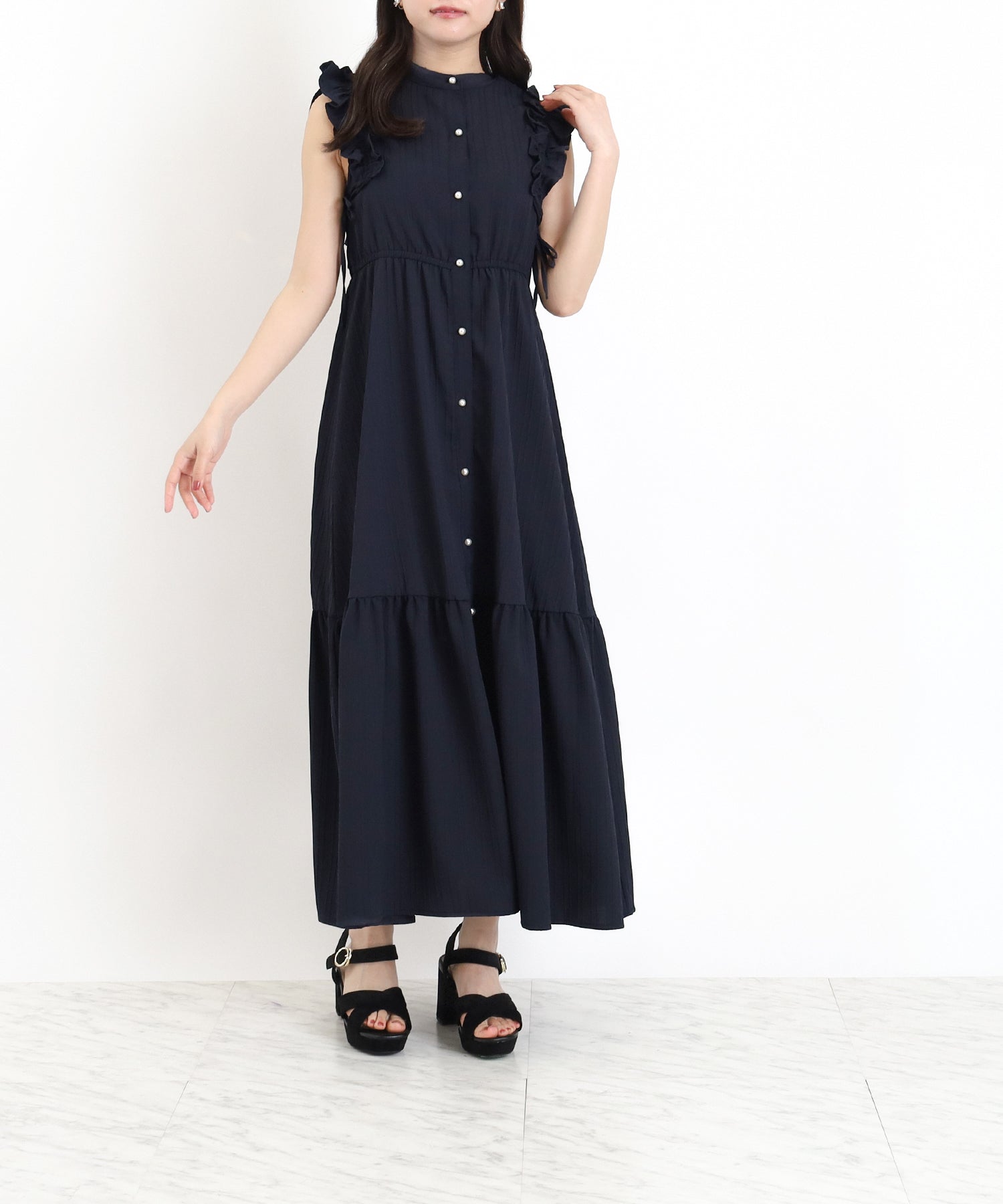 ネイビー model:156 着用サイズ:M