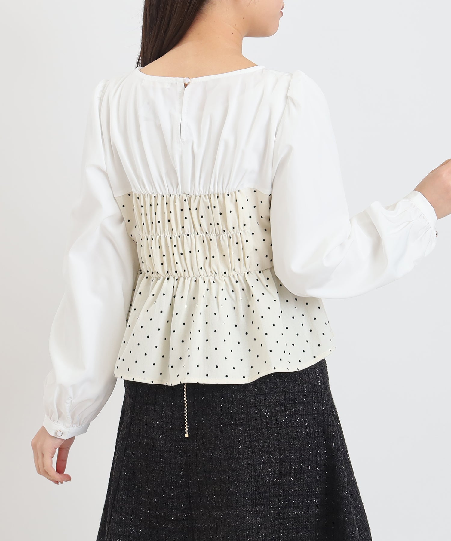 ホワイト model:156cm 着用サイズ:M