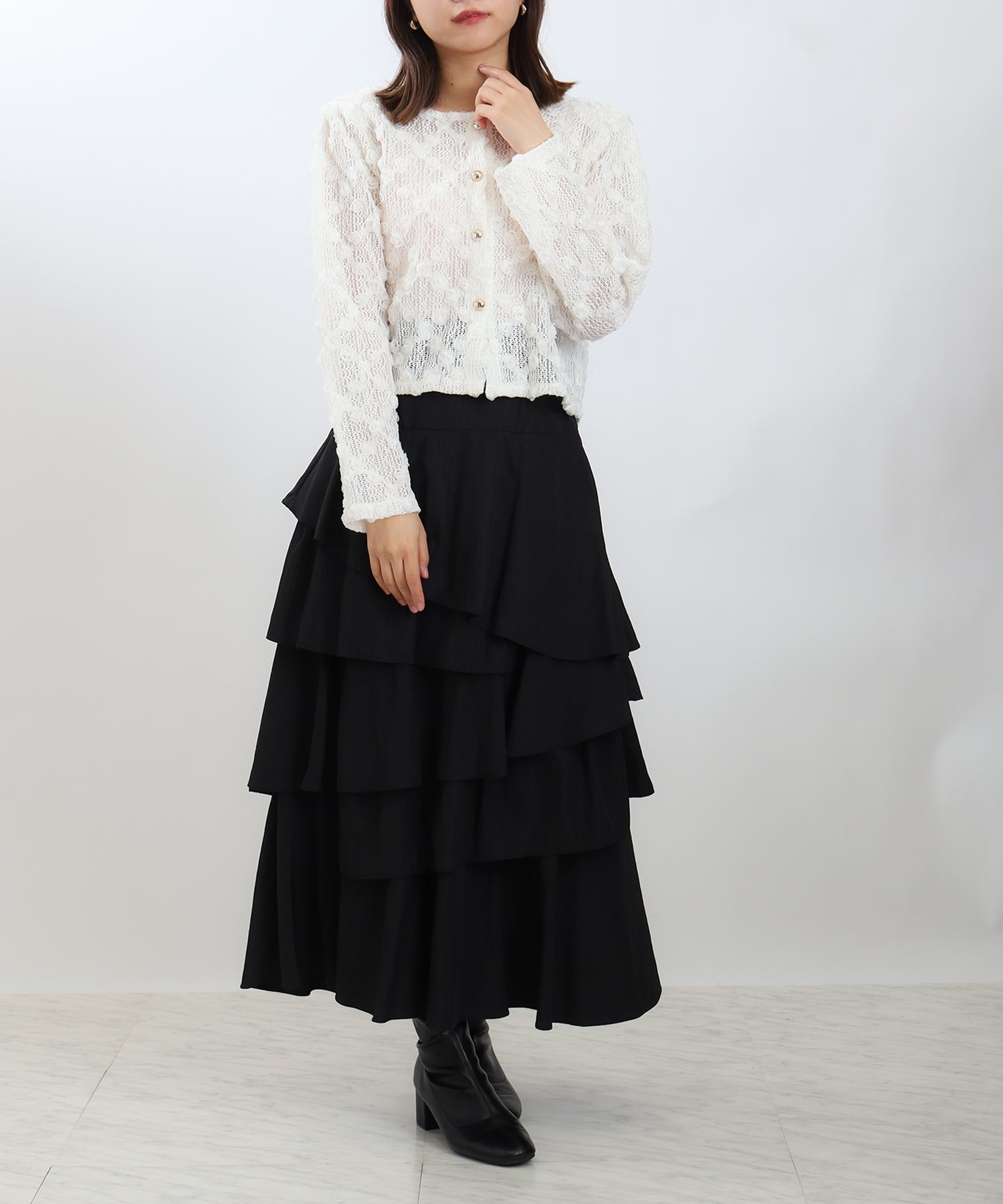 ホワイト model:156 着用サイズ:M