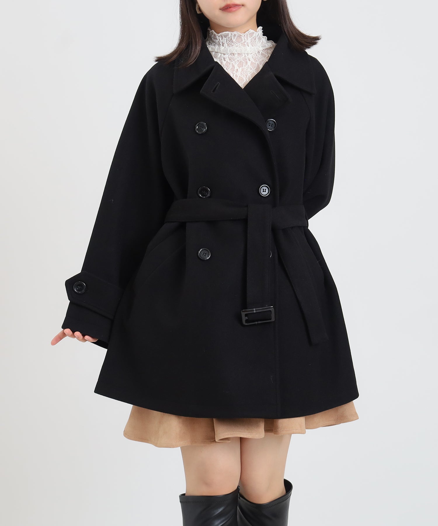 ブラック model:156 着用サイズ:M