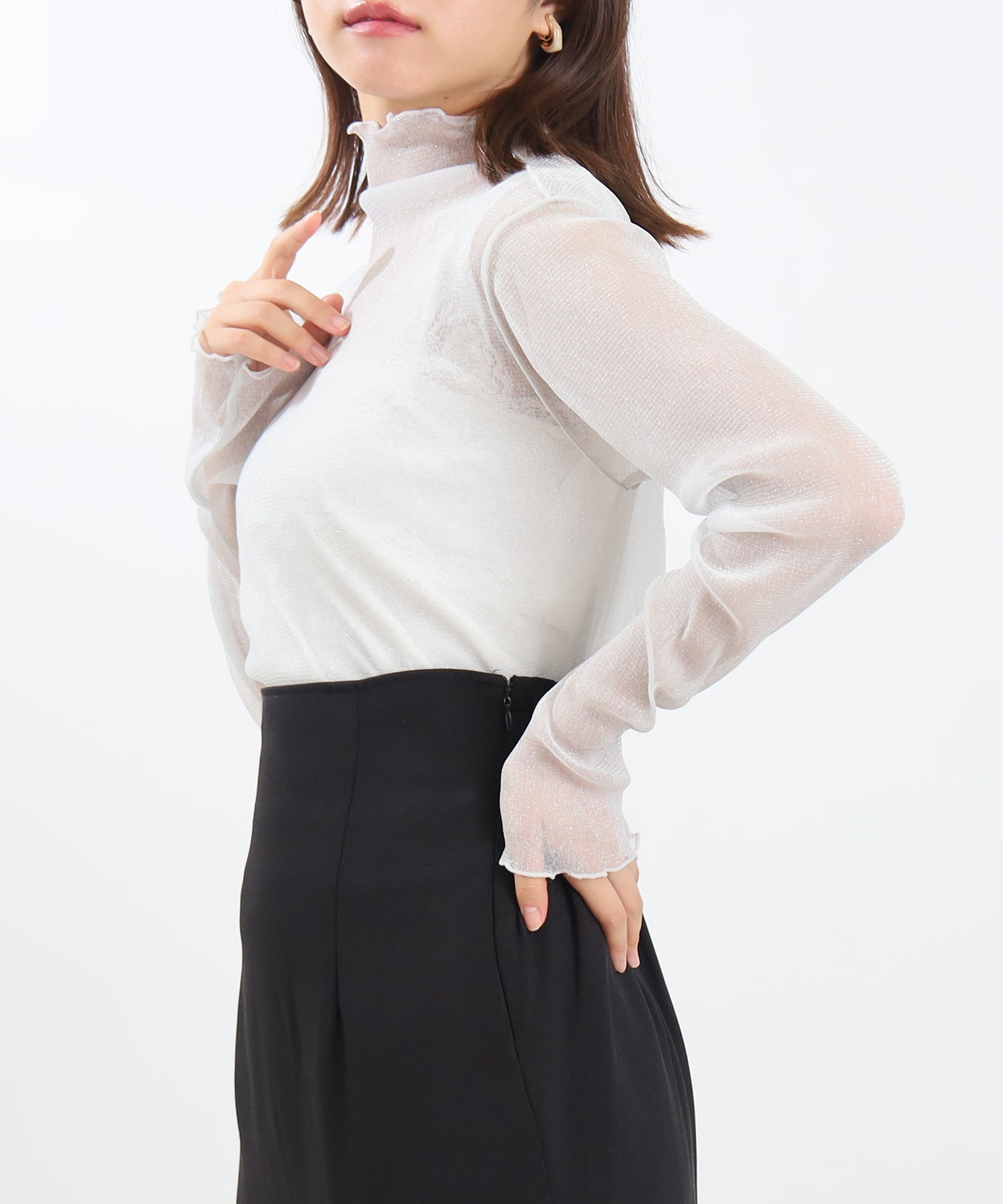 ホワイト model:156cm 着用サイズ:M