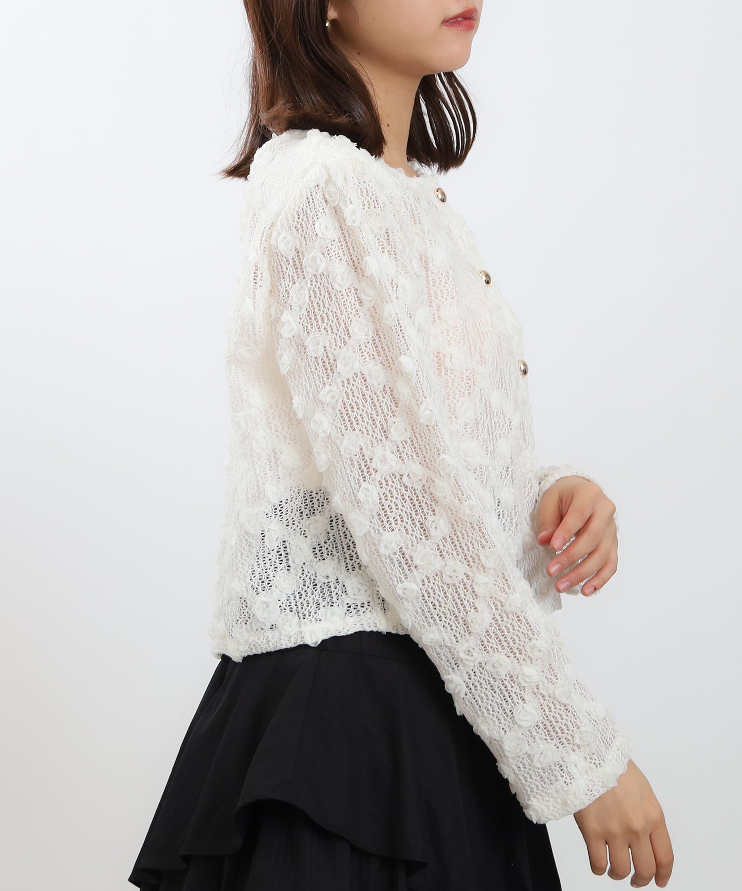 ホワイト model:156 着用サイズ:M