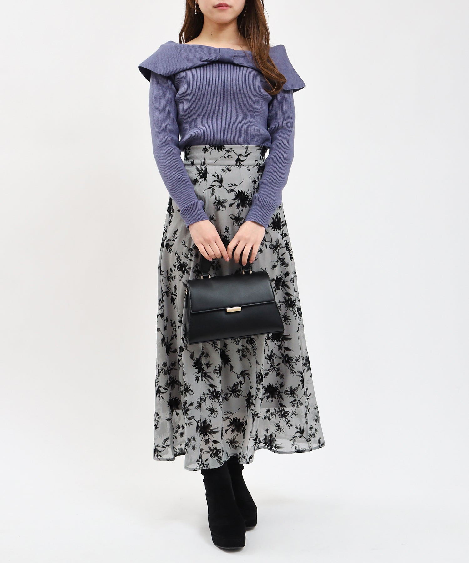 ライトグレー model:155cm 着用サイズ:M