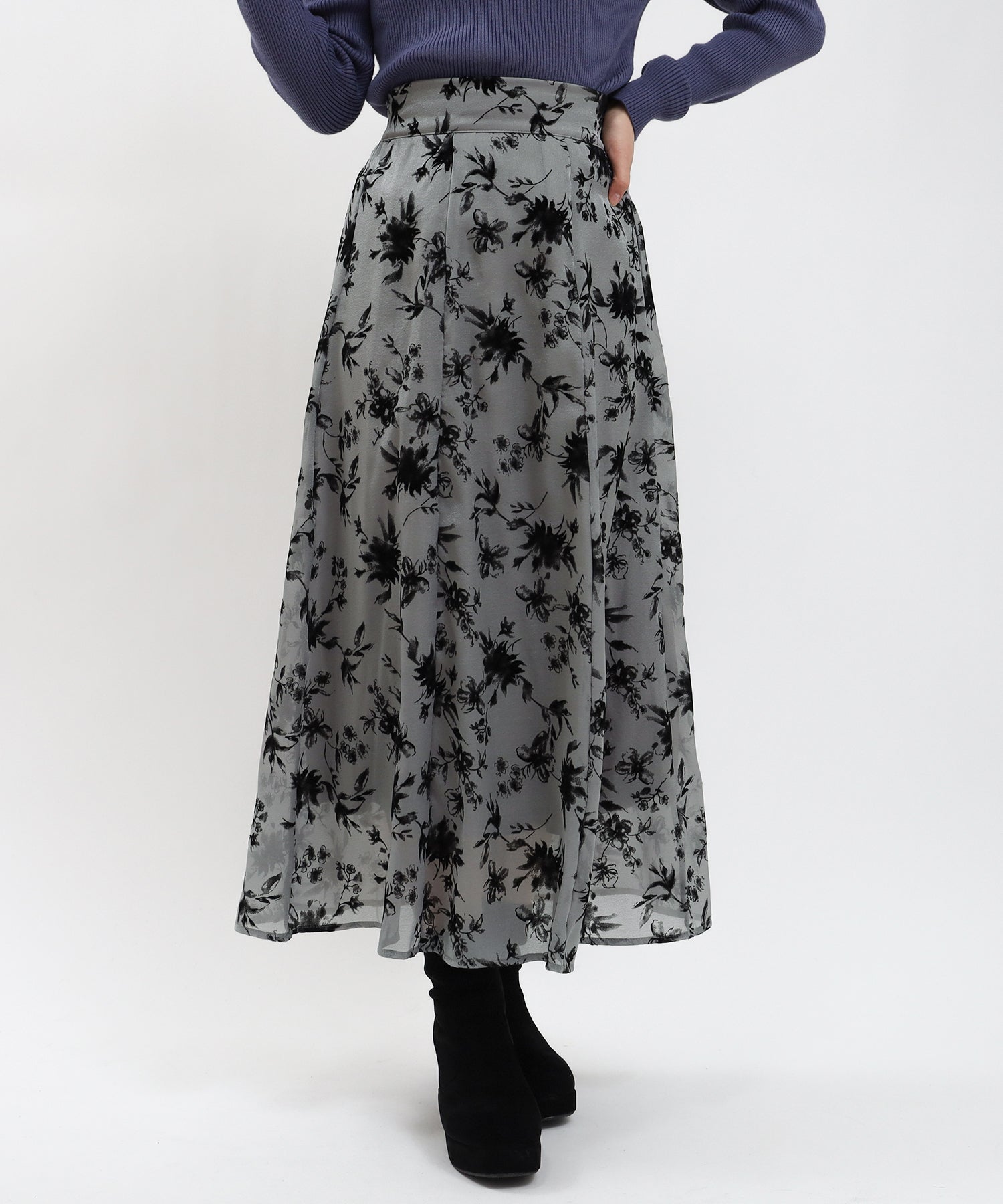 ライトグレー model:155cm 着用サイズ:M