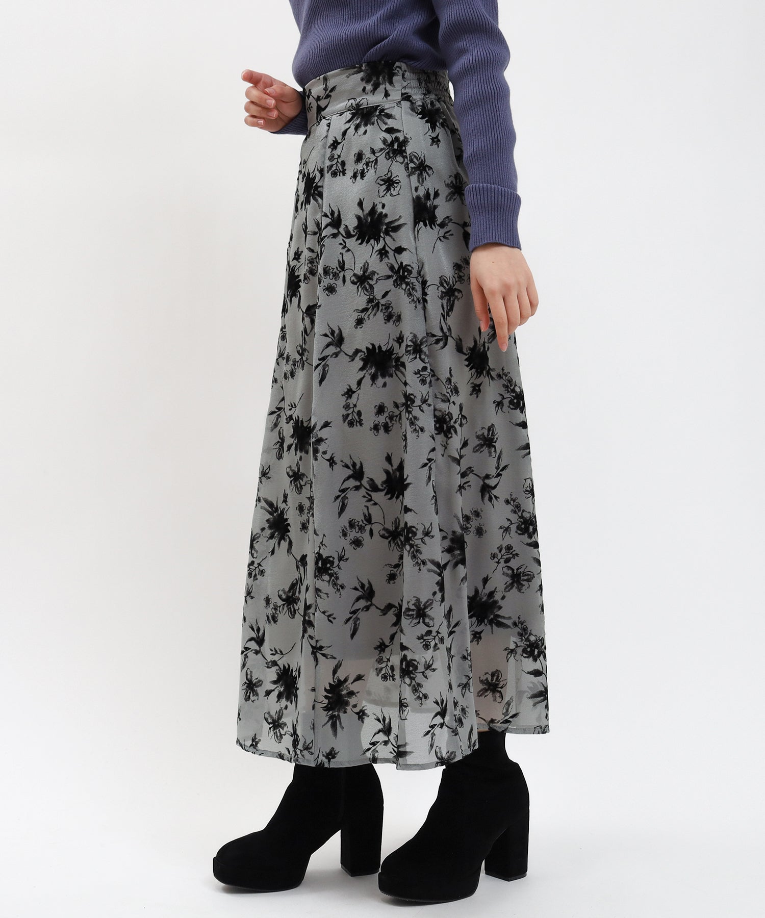ライトグレー model:155cm 着用サイズ:M