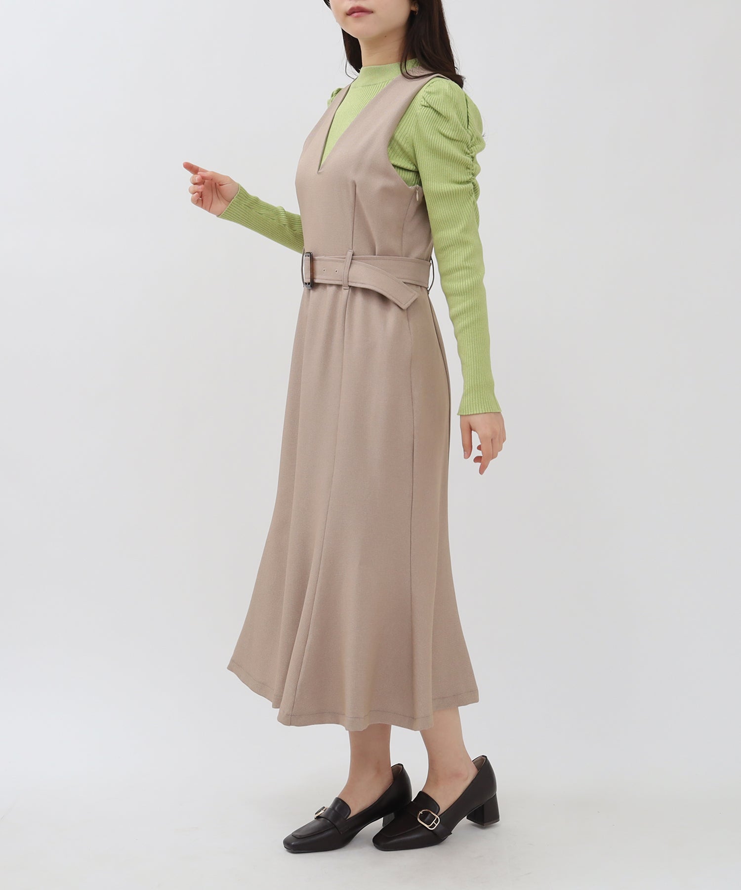 ベージュ model:156 着用サイズ:M