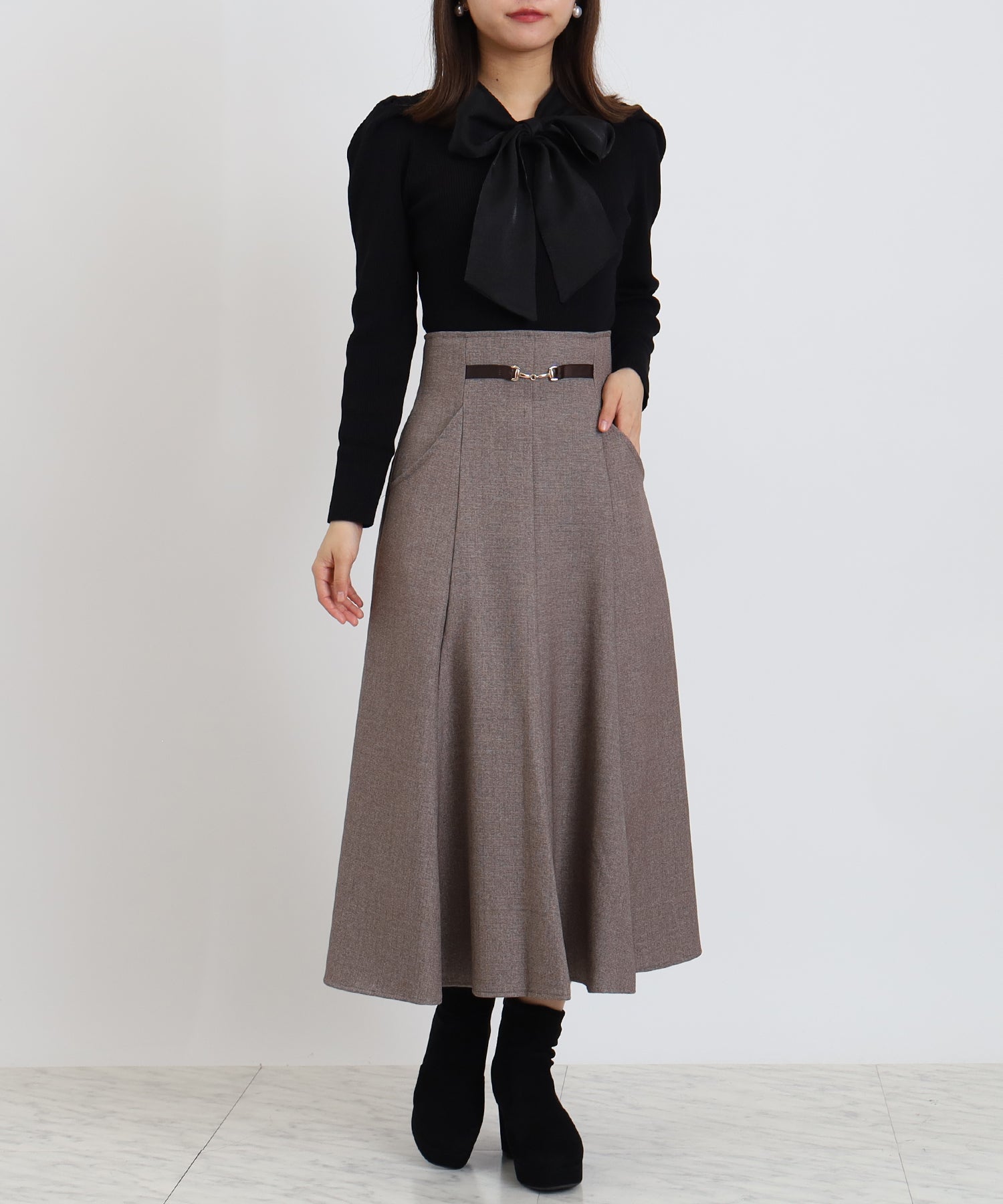 ブラウン model:156cm 着用サイズ:S