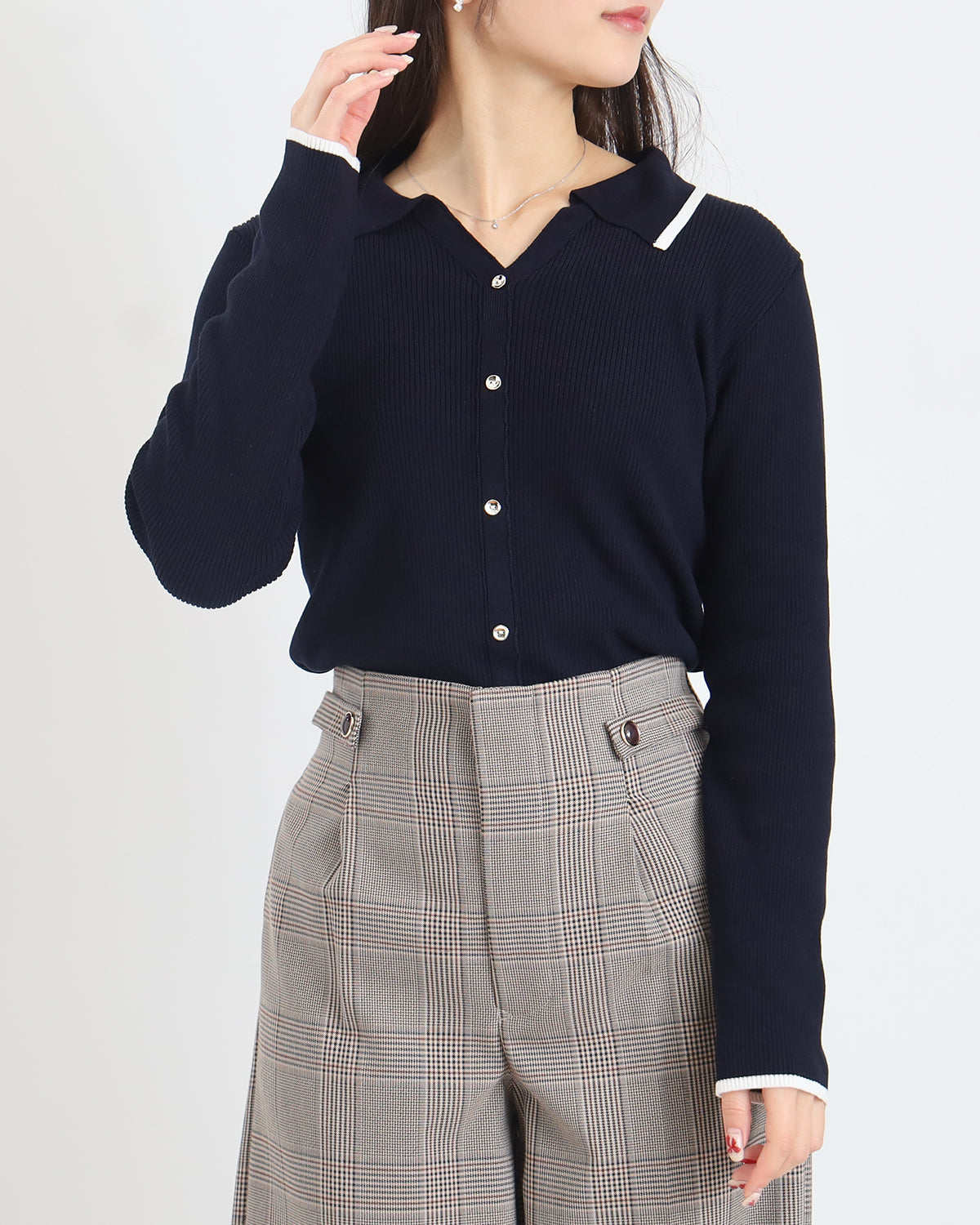 ネイビー model:160 着用サイズ:M