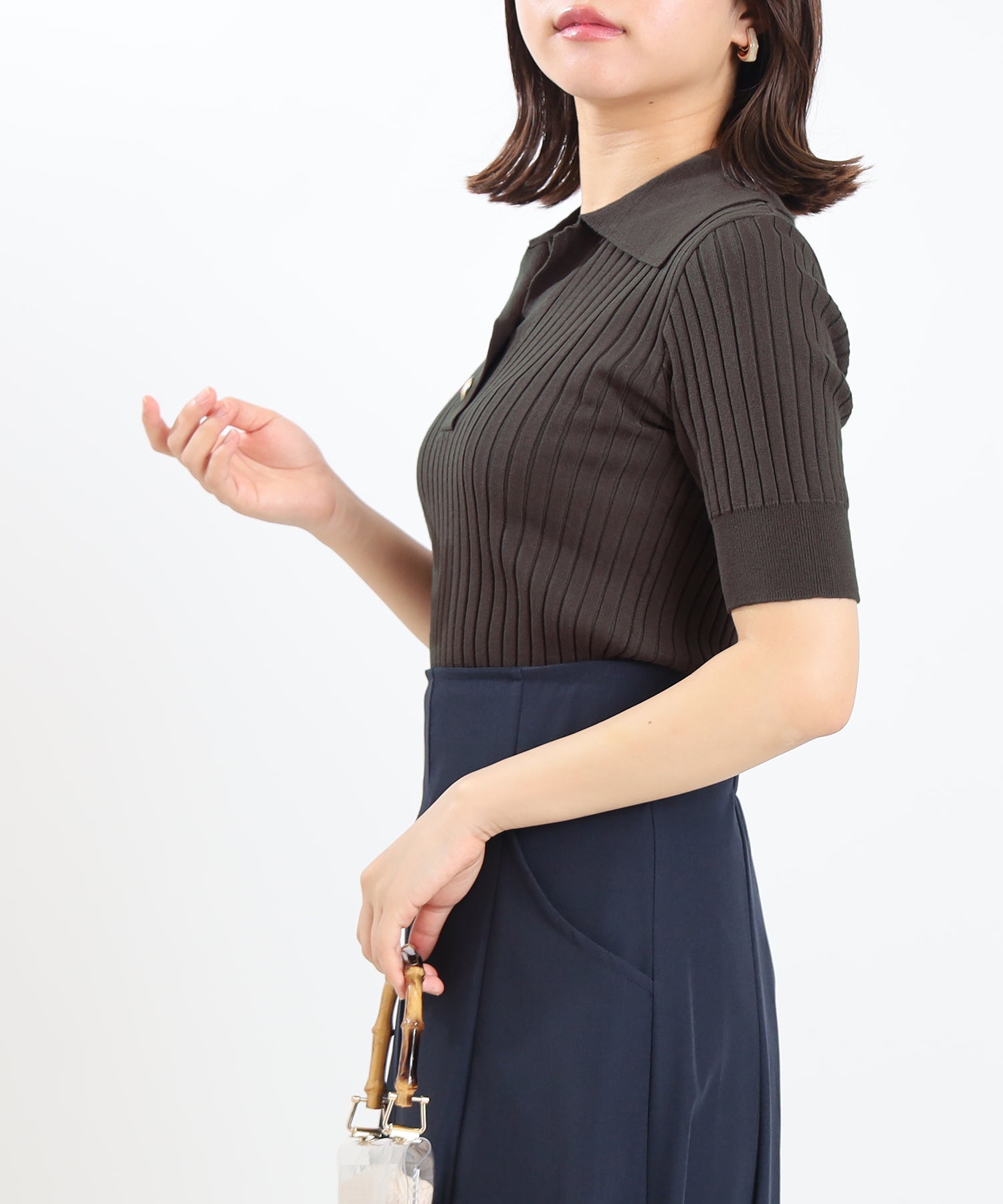 ブラウン model:156 着用サイズ:M