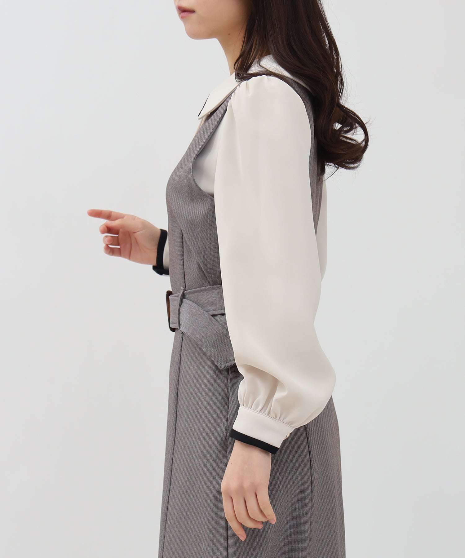 ブラウン model:156 着用サイズ:M