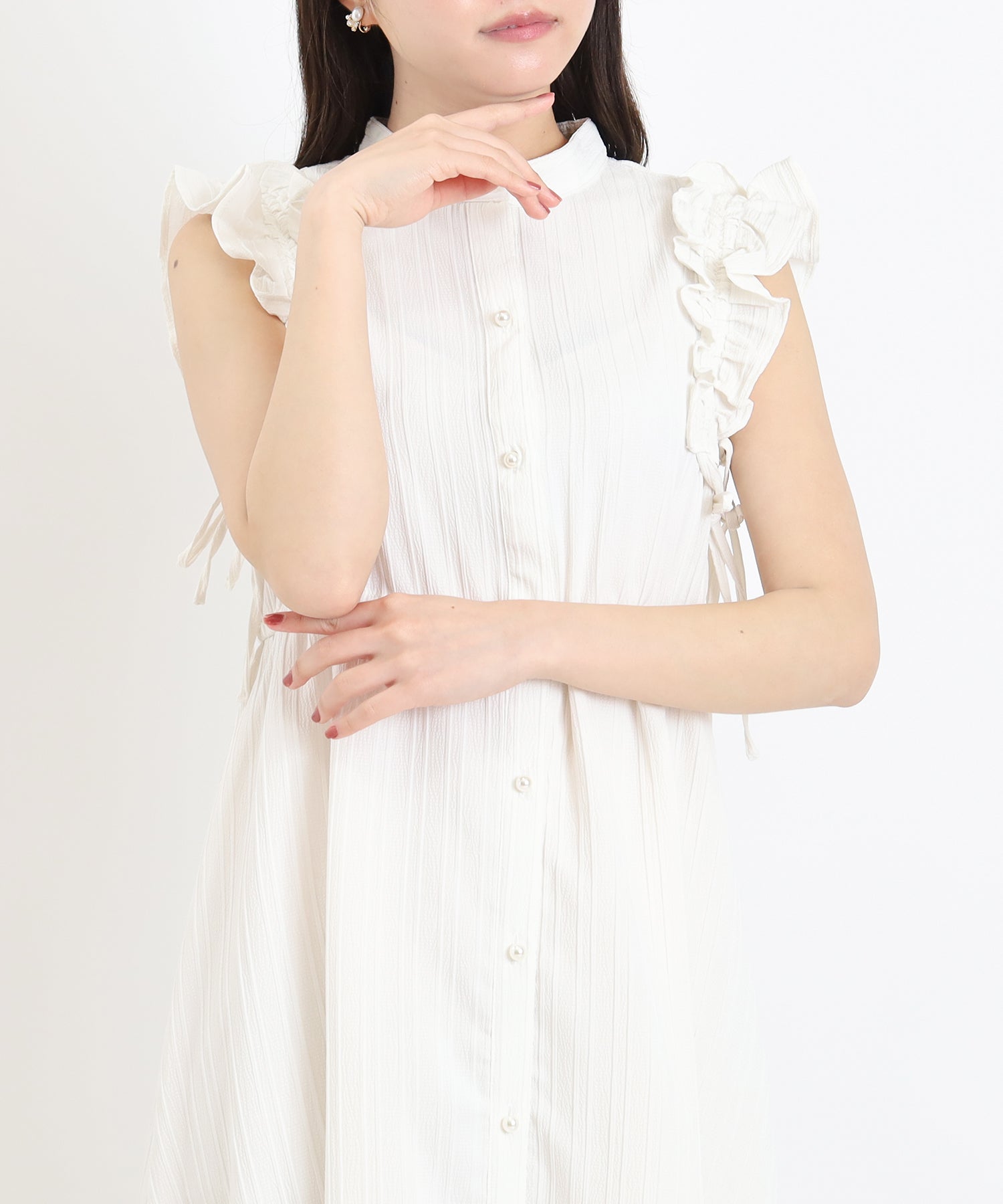 ホワイト model:156 着用サイズ:M