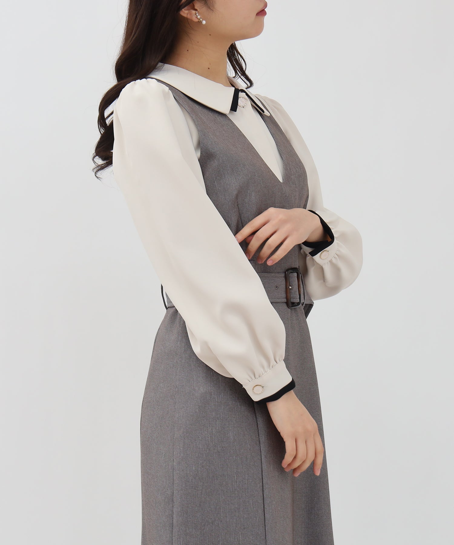 ブラウン model:156 着用サイズ:M