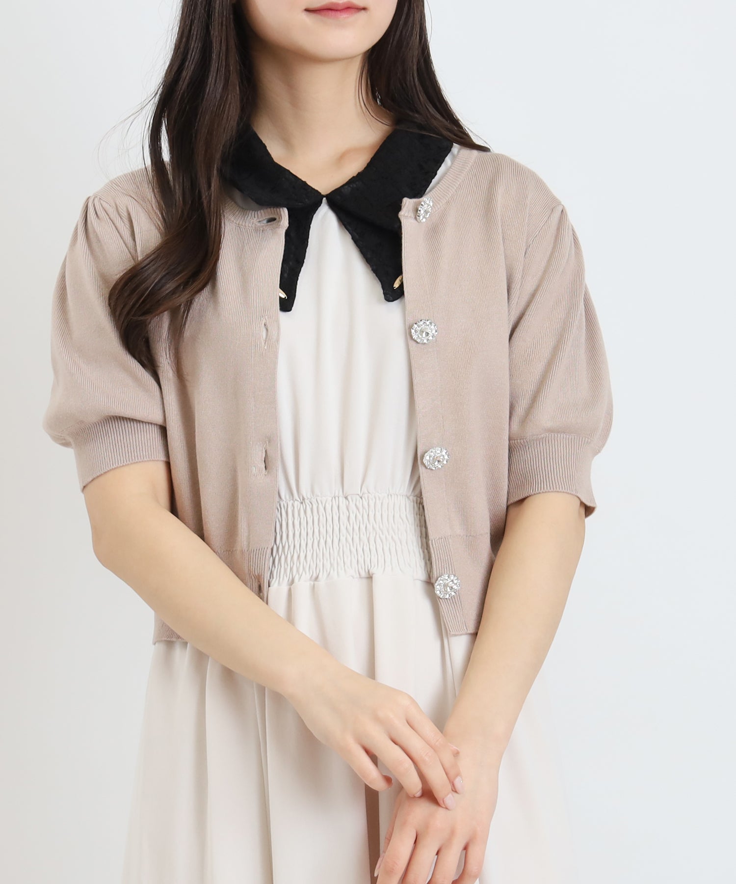 ベージュ model:160 着用サイズ:M