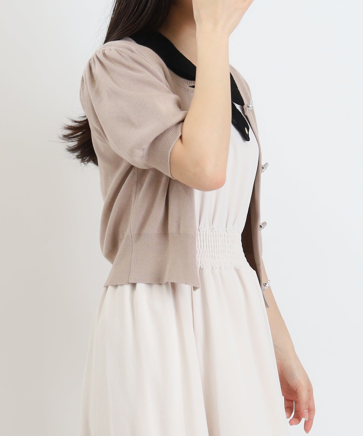 ベージュ model:160 着用サイズ:M