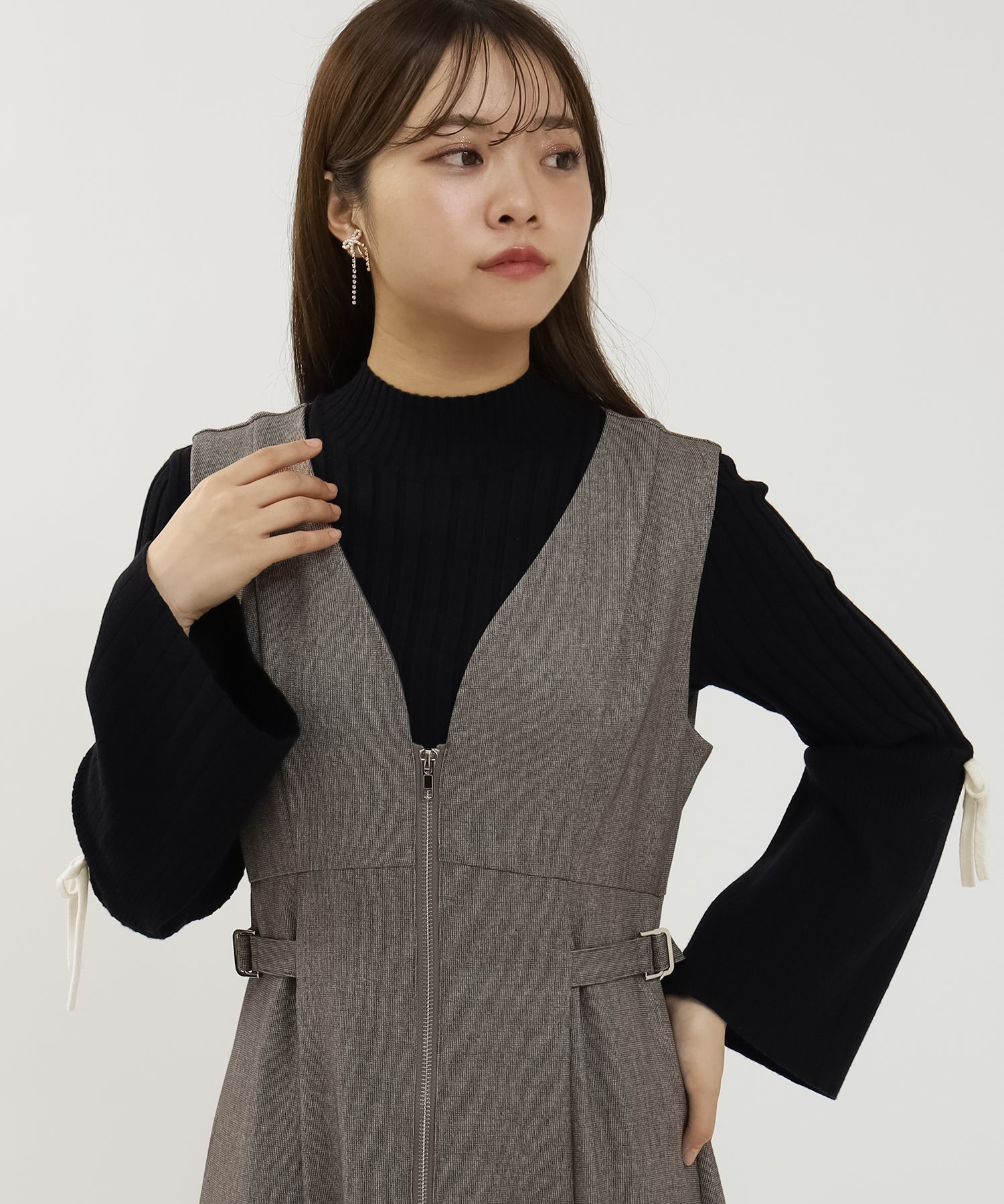 ブラウン model:155cm 着用サイズ:M