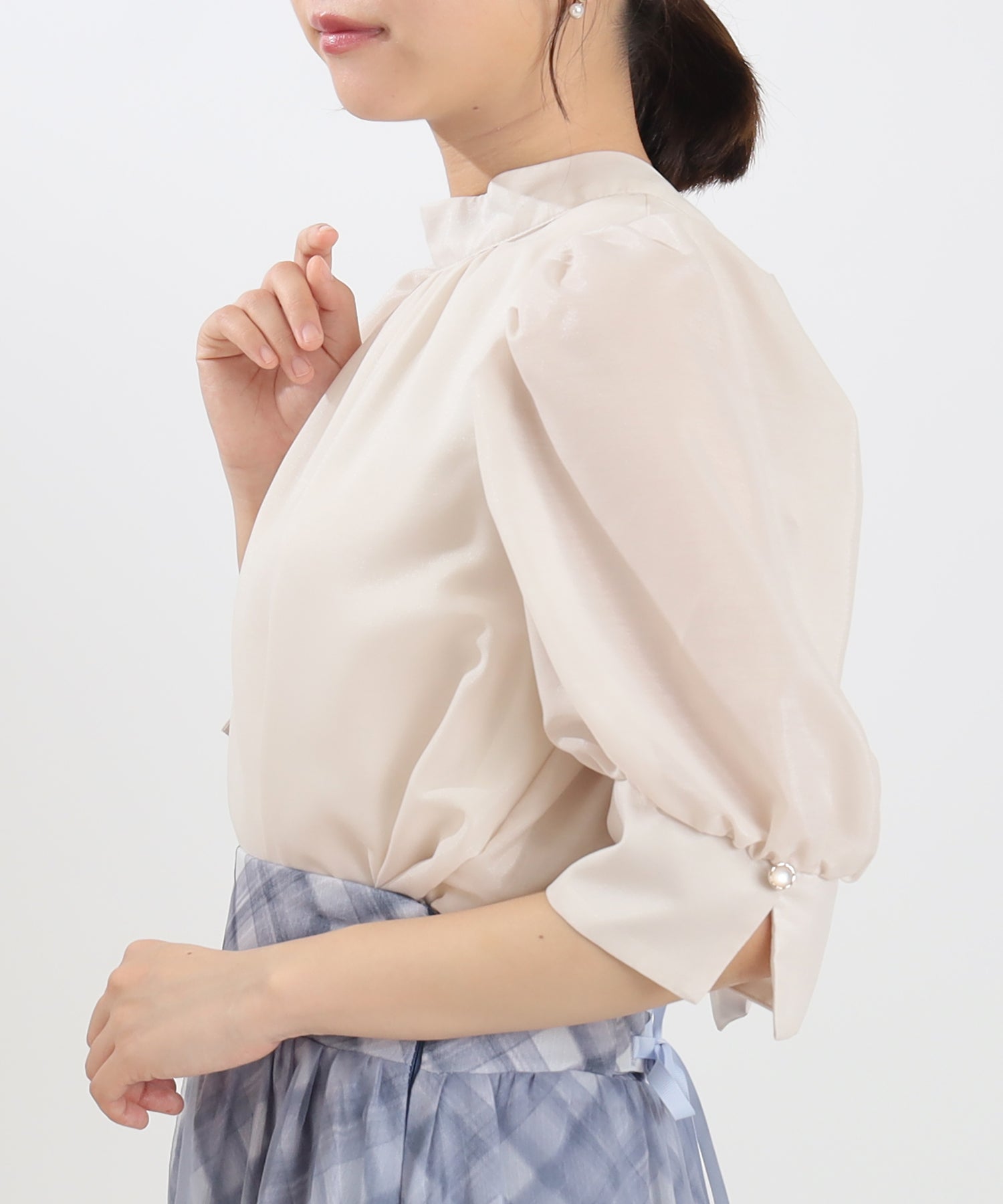 ベージュ model:156 着用サイズ:M