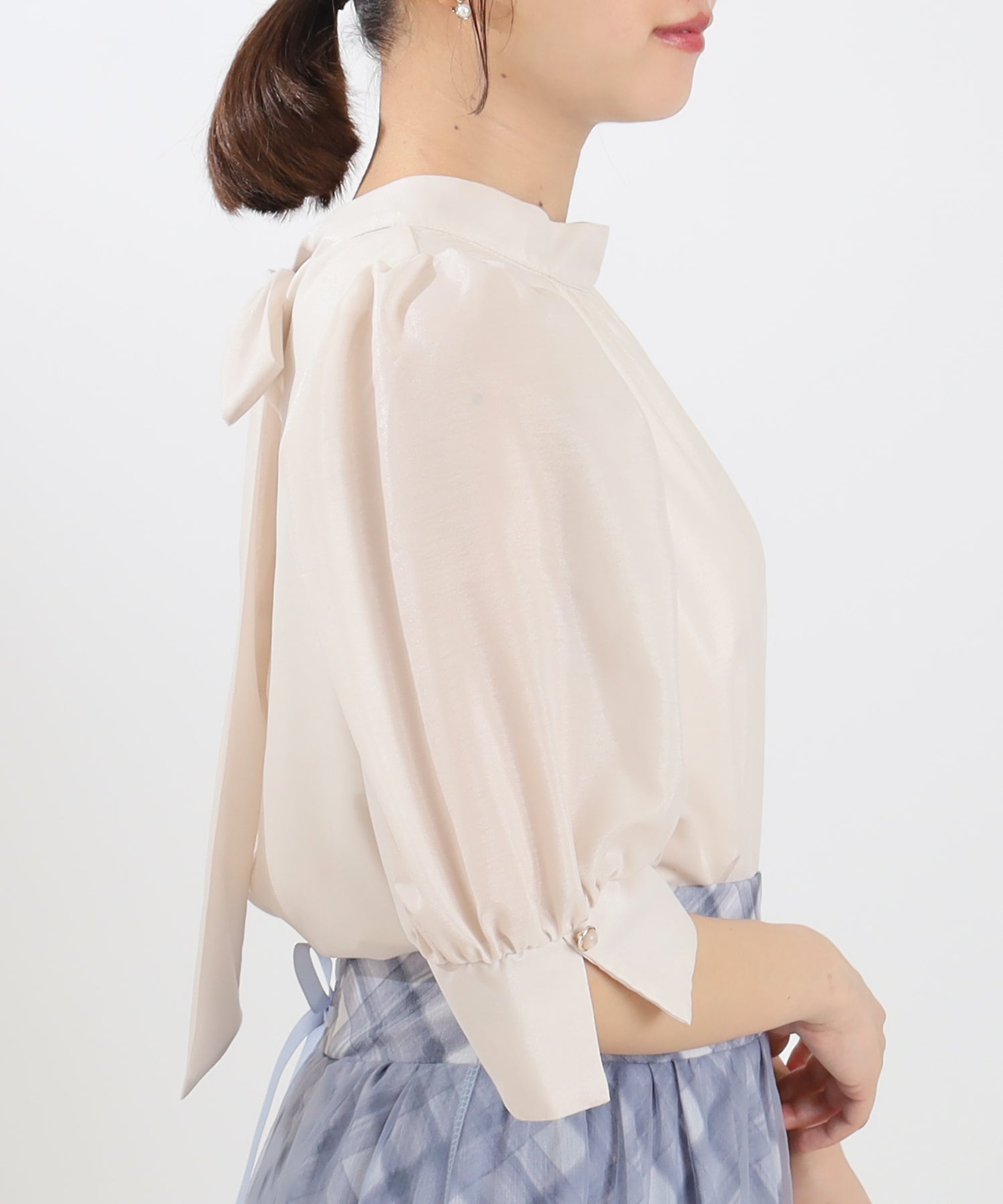 ベージュ model:156 着用サイズ:M