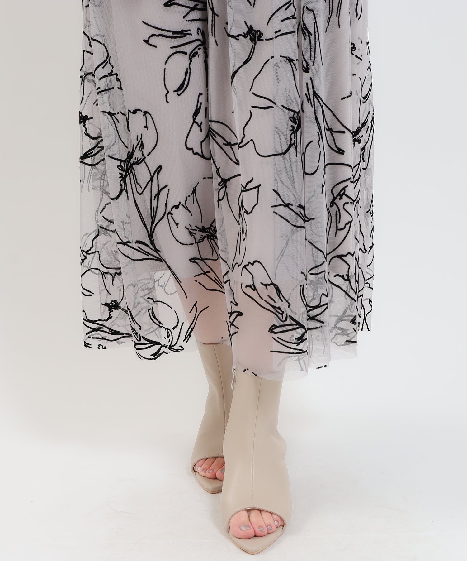 ベージュ model:156cm 着用サイズ:M