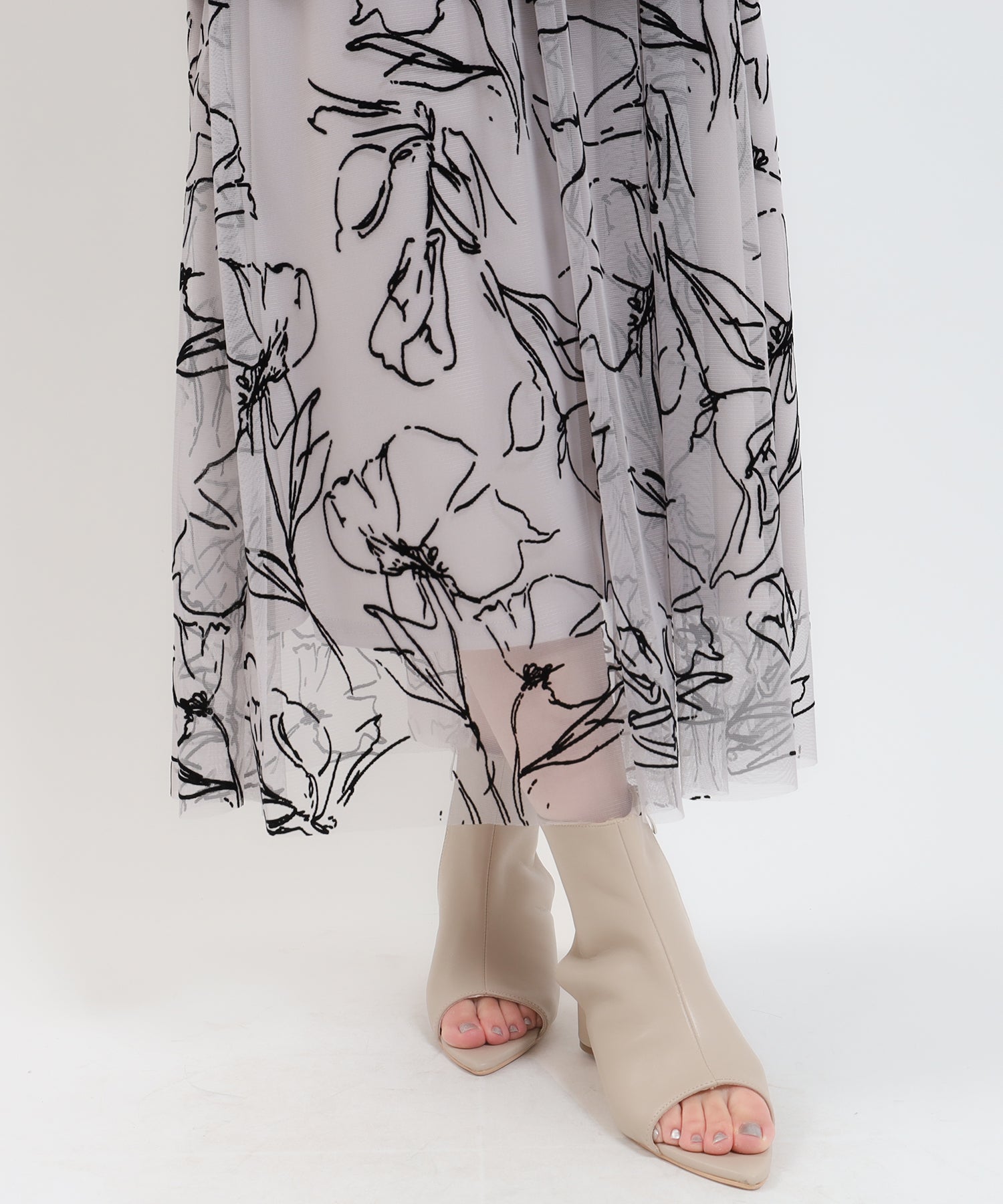 ベージュ model:156cm 着用サイズ:M