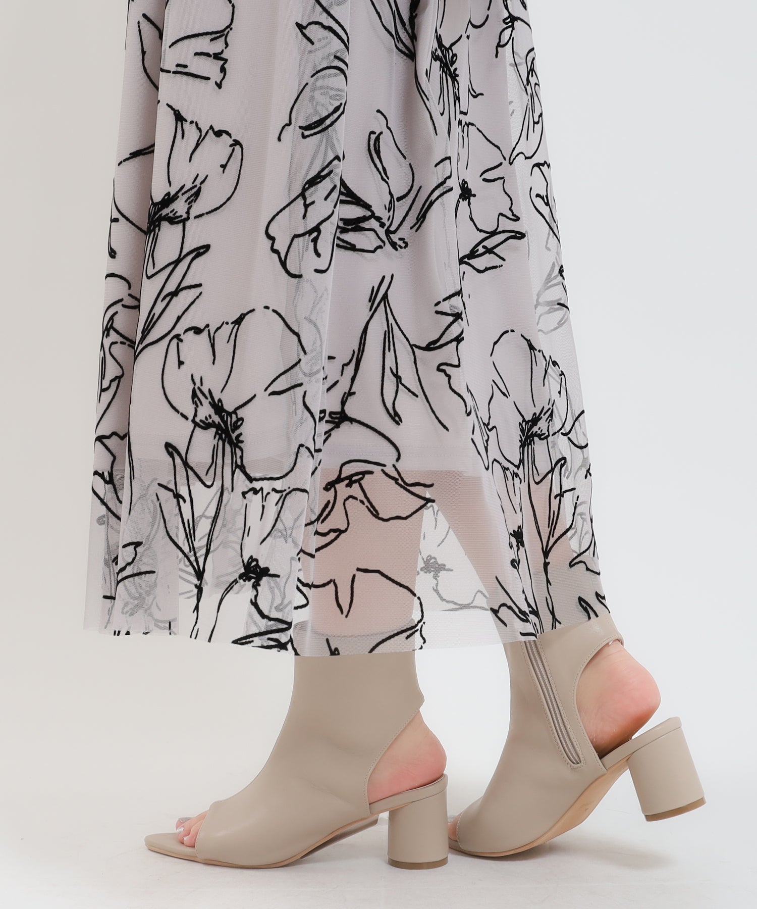 ベージュ model:156cm 着用サイズ:M