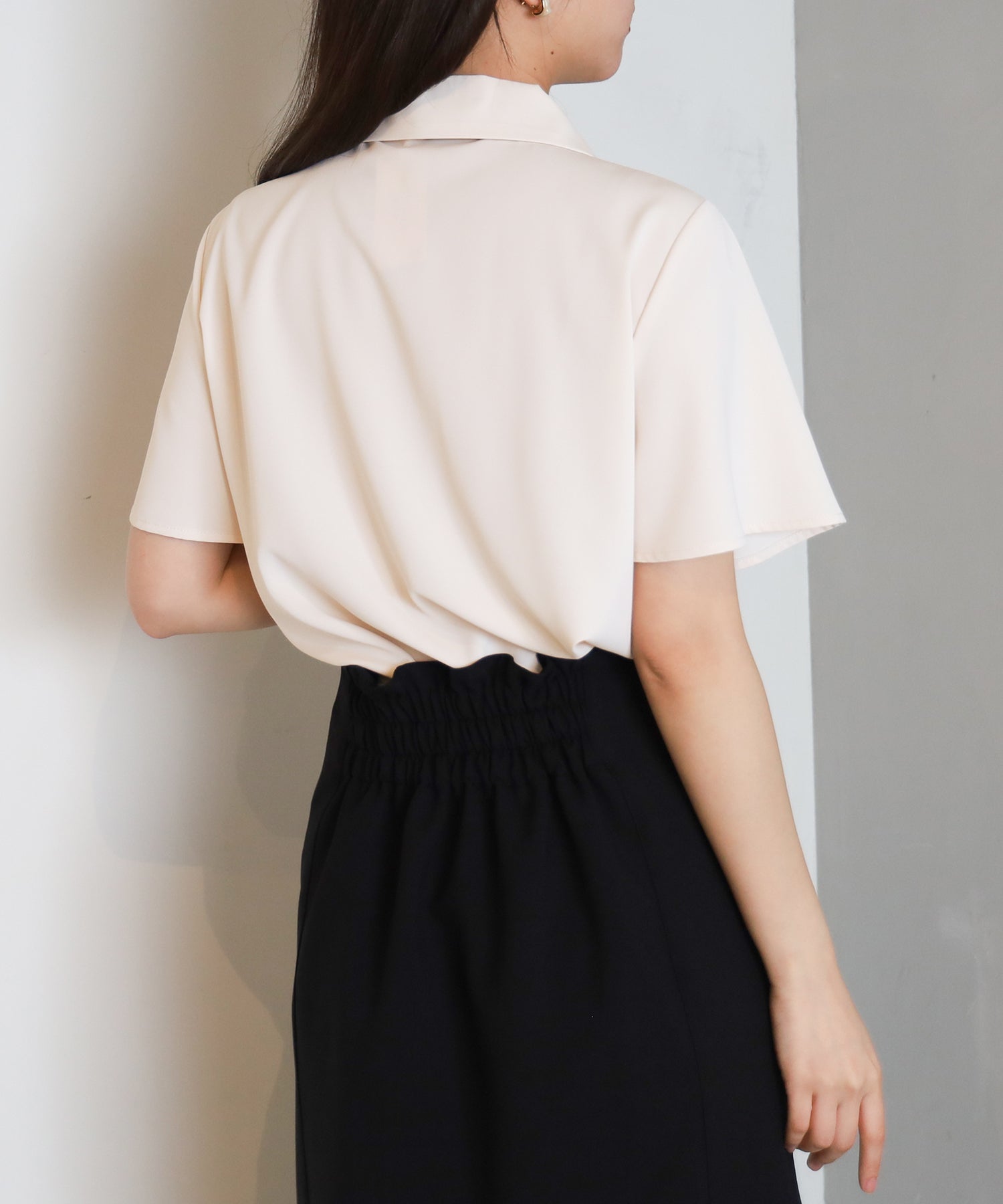 ベージュ model:156cm 着用サイズ:M