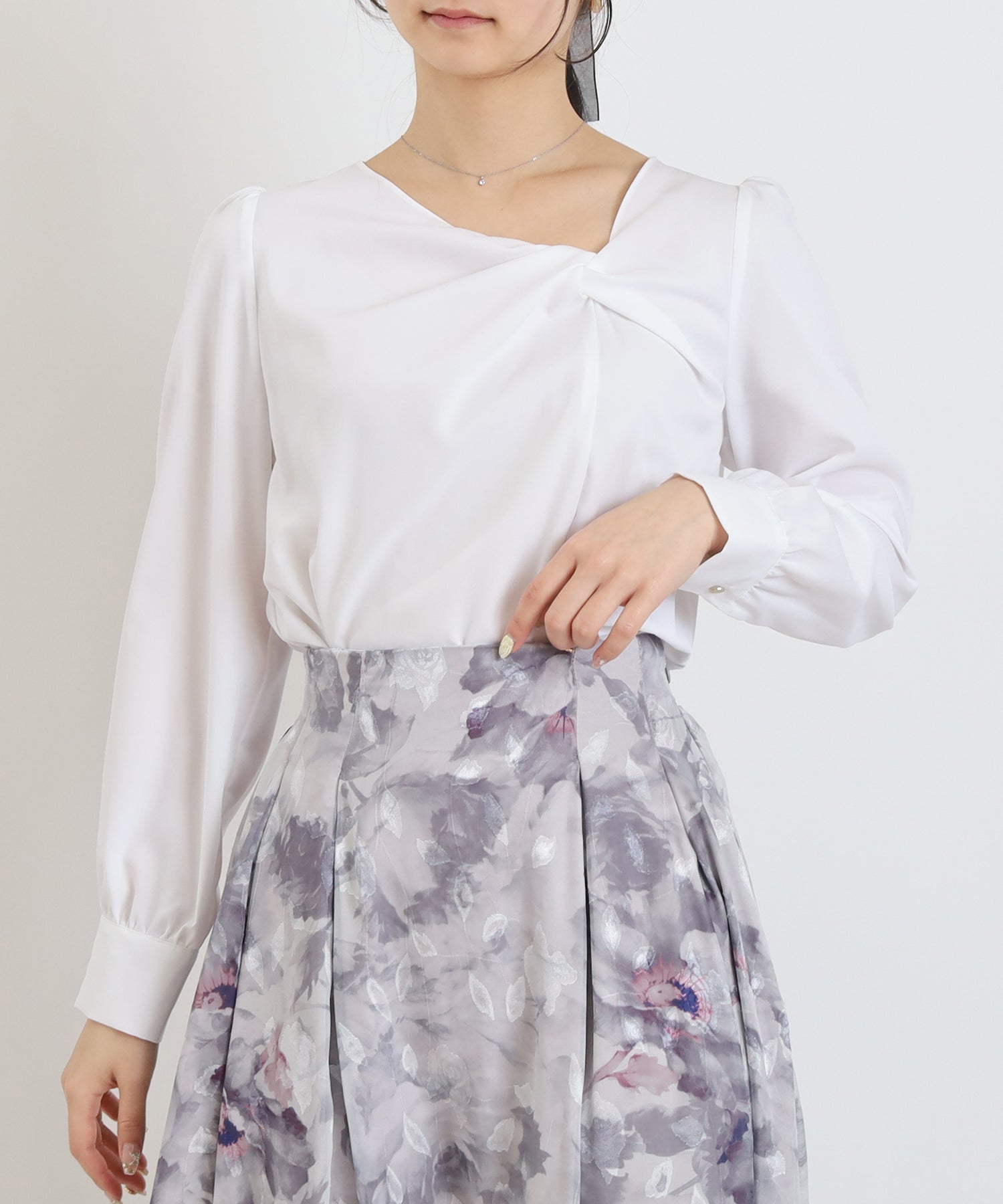 ホワイト model:160 着用サイズ:M