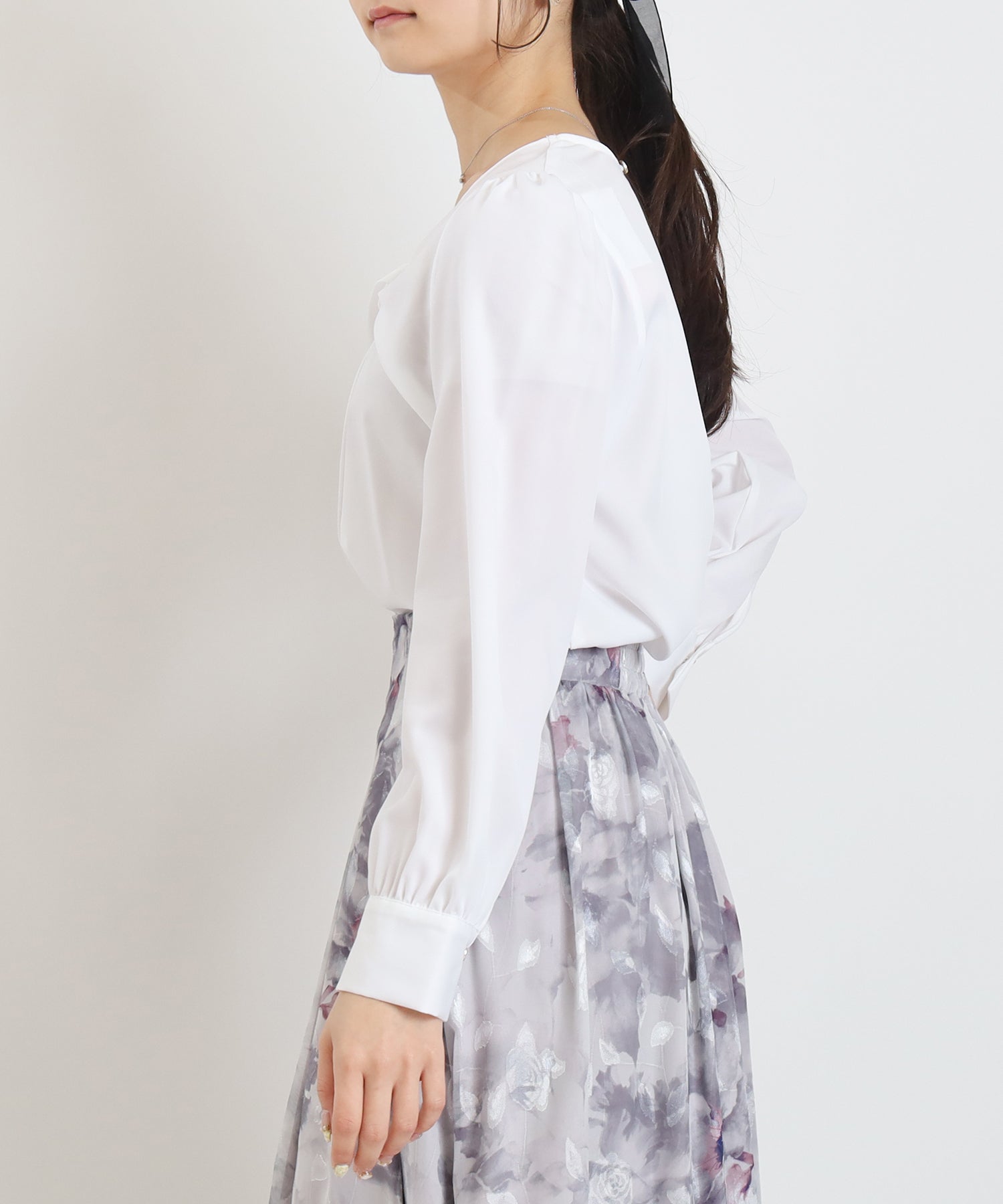 ホワイト model:160 着用サイズ:M