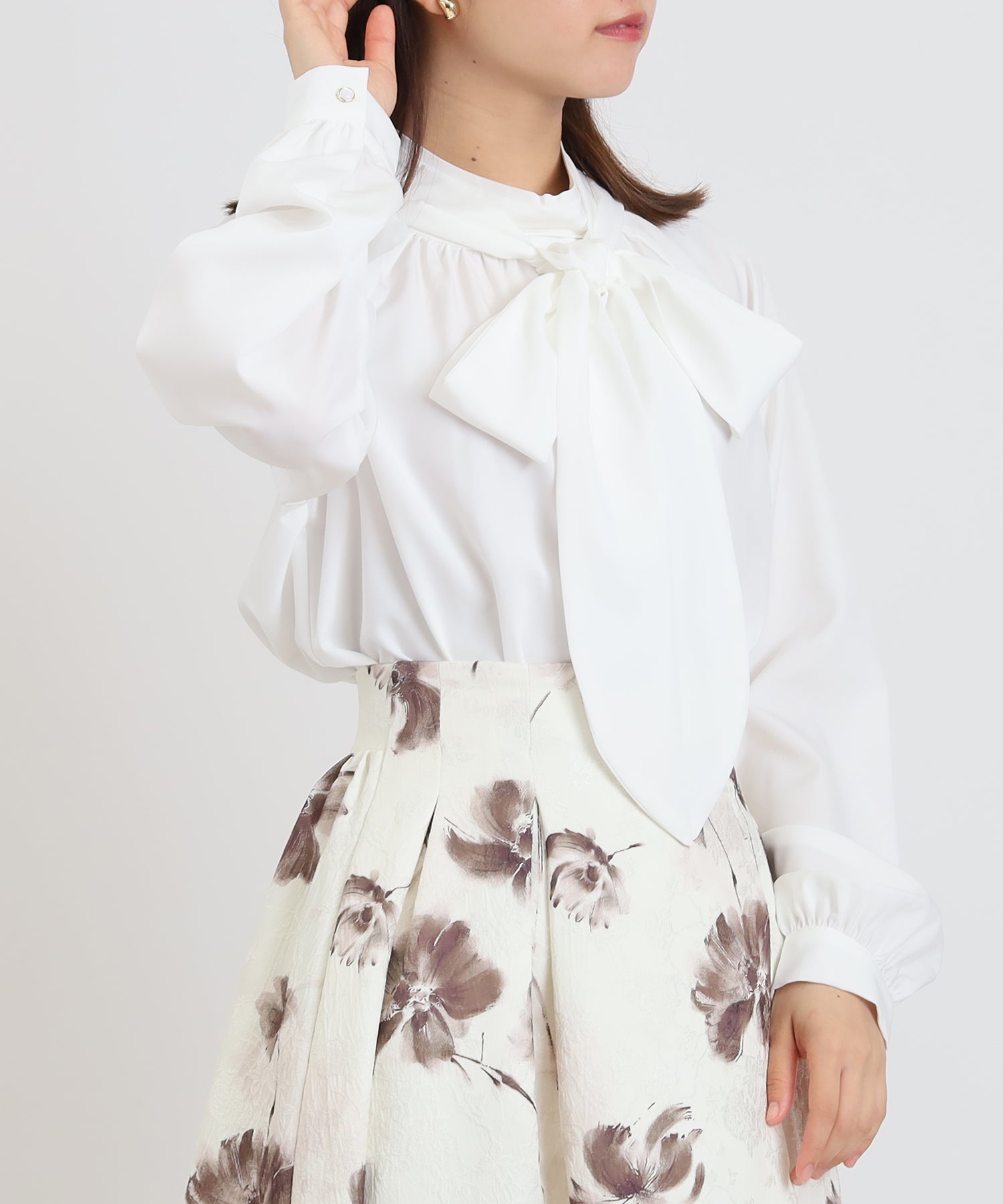 ホワイト model:156 着用サイズ:M