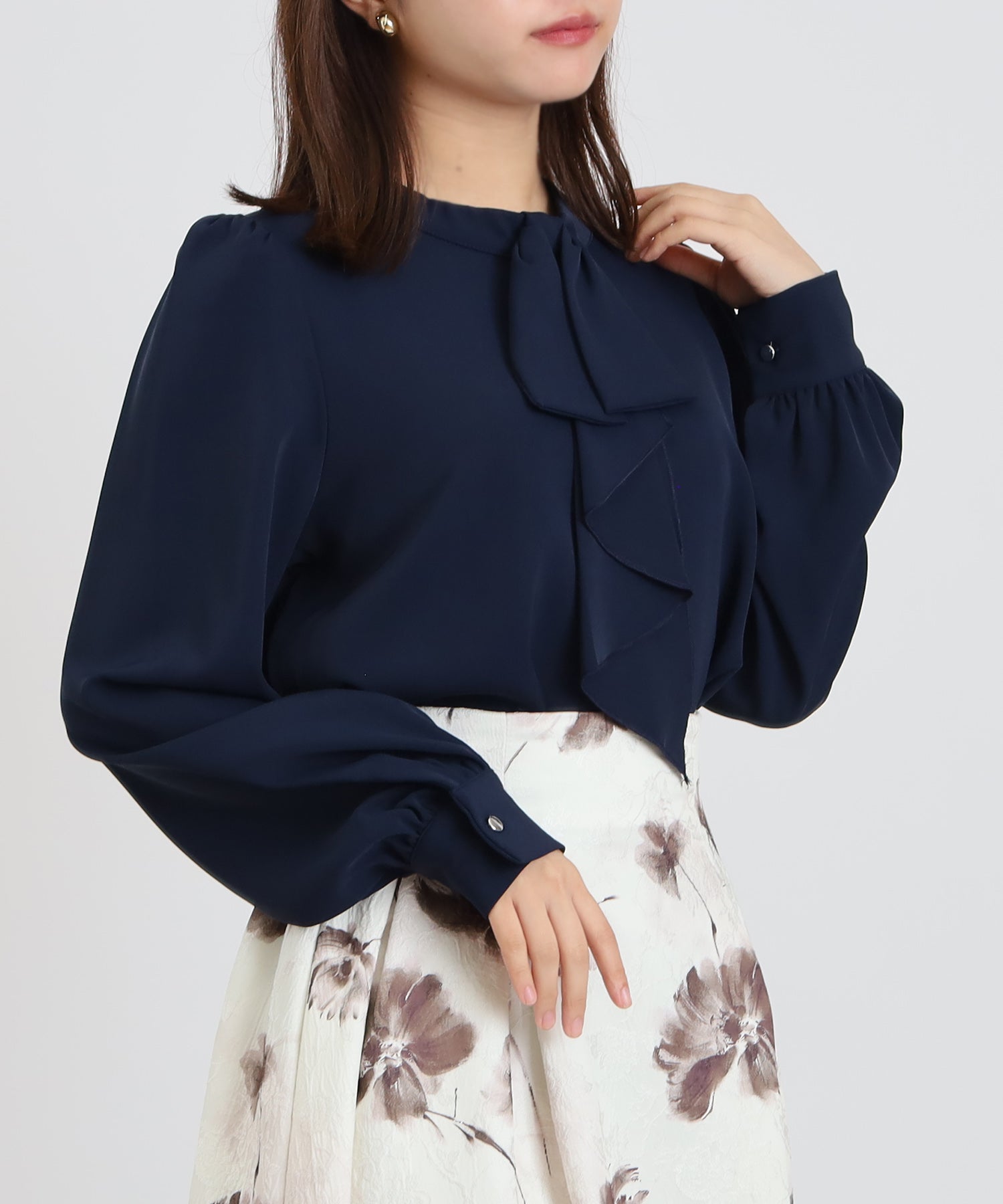 ネイビー model:156 着用サイズ:M