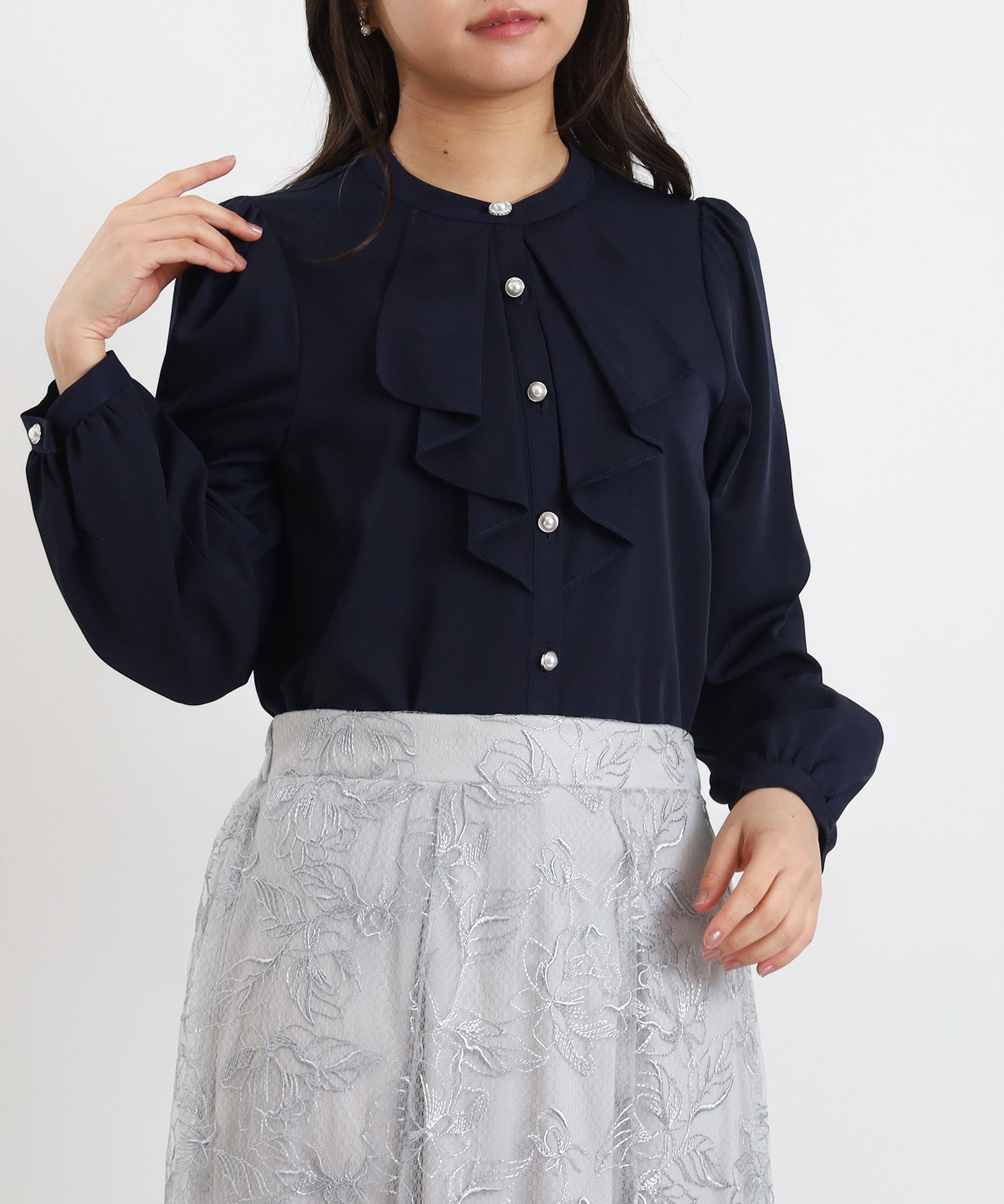 ネイビー model:156 着用サイズ:M