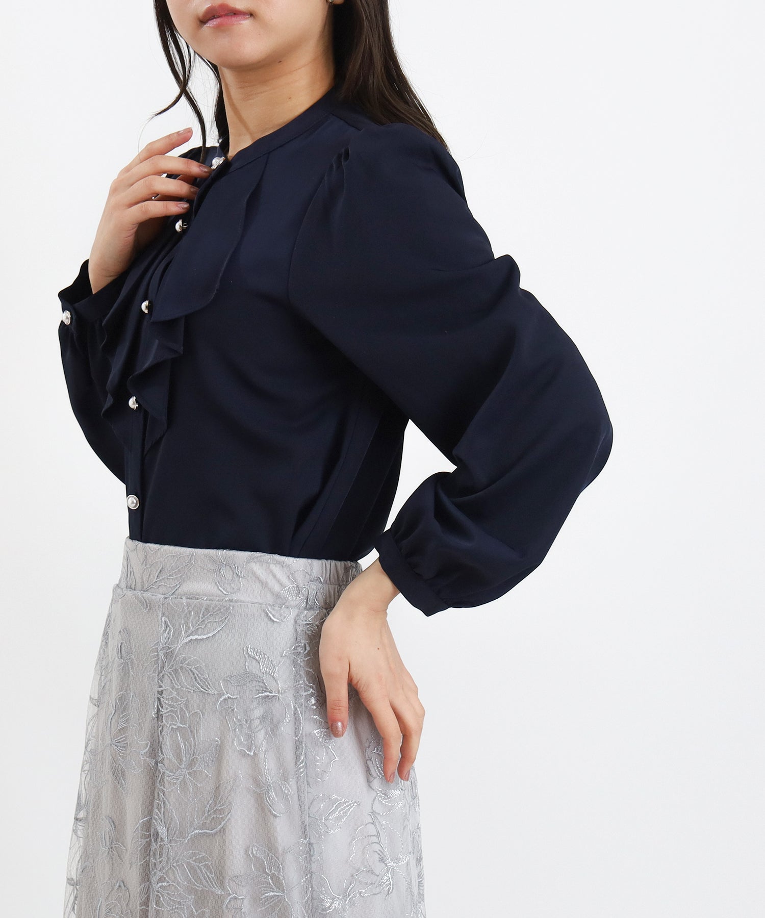 ネイビー model:156 着用サイズ:M