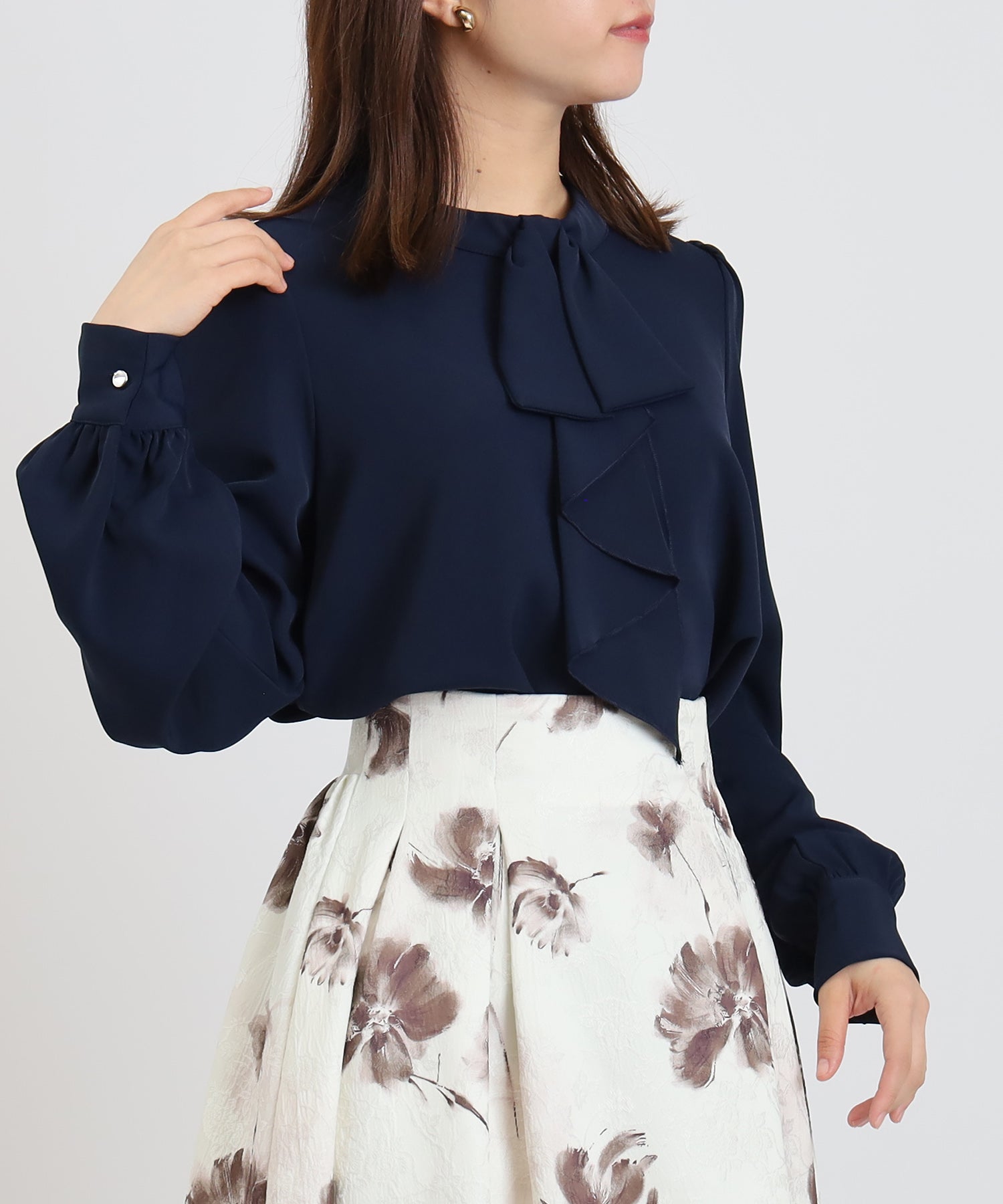 ネイビー model:156 着用サイズ:M