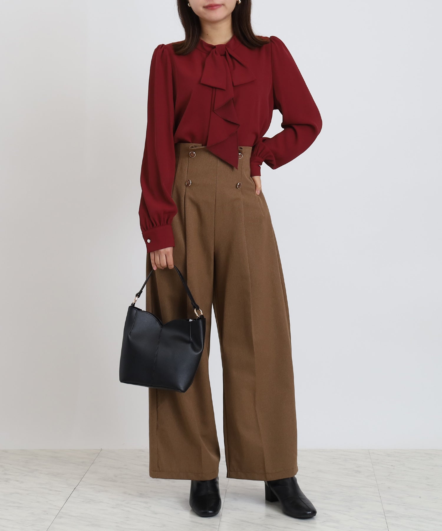 ワイン model:156 着用サイズ:M