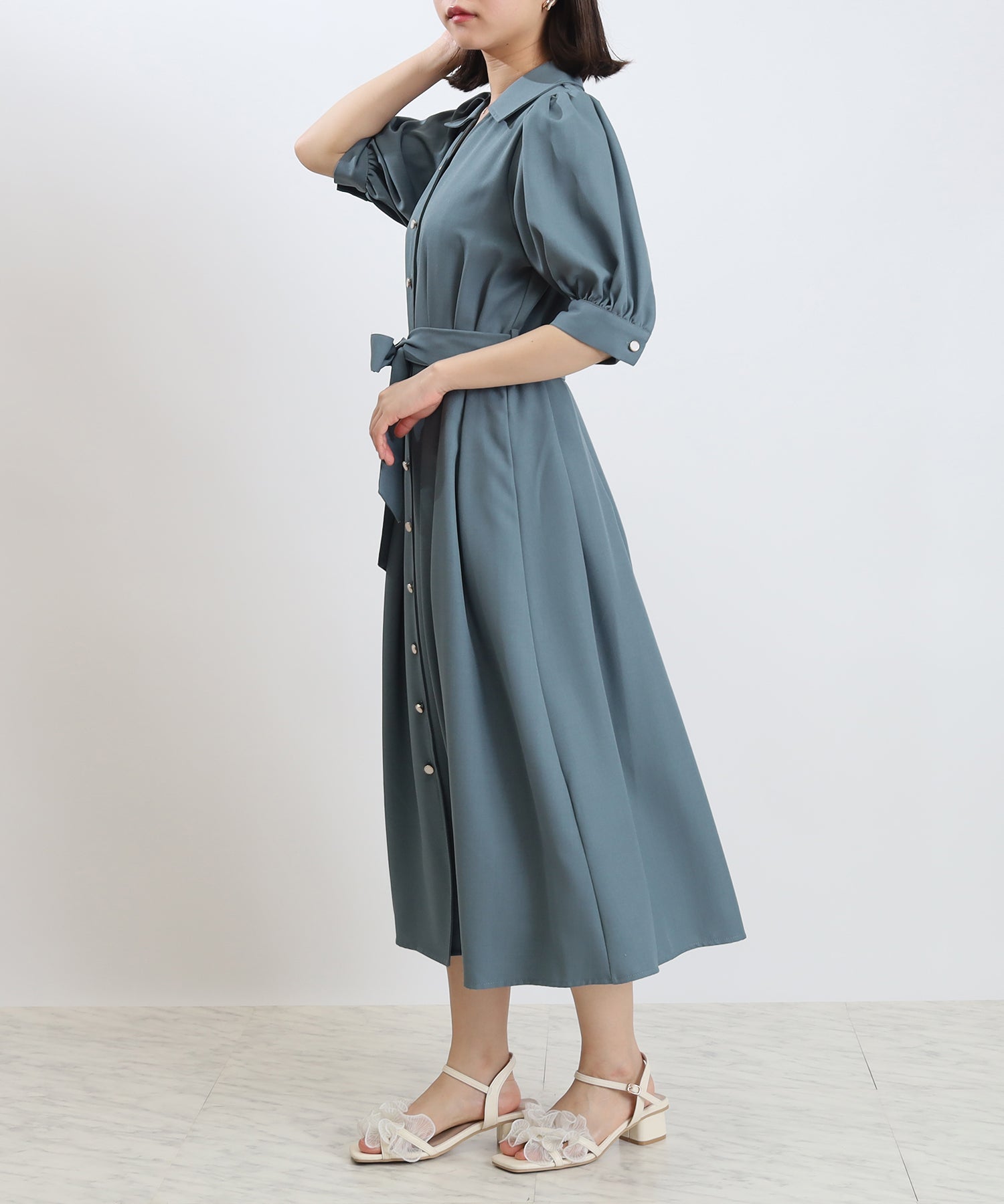 ブルーグリーン model:156cm 着用サイズ:M