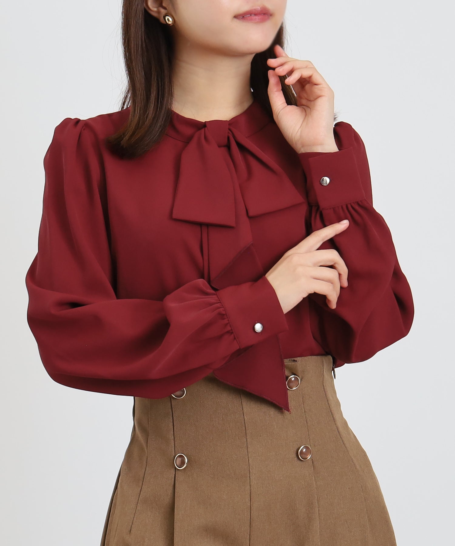 ワイン model:156 着用サイズ:M