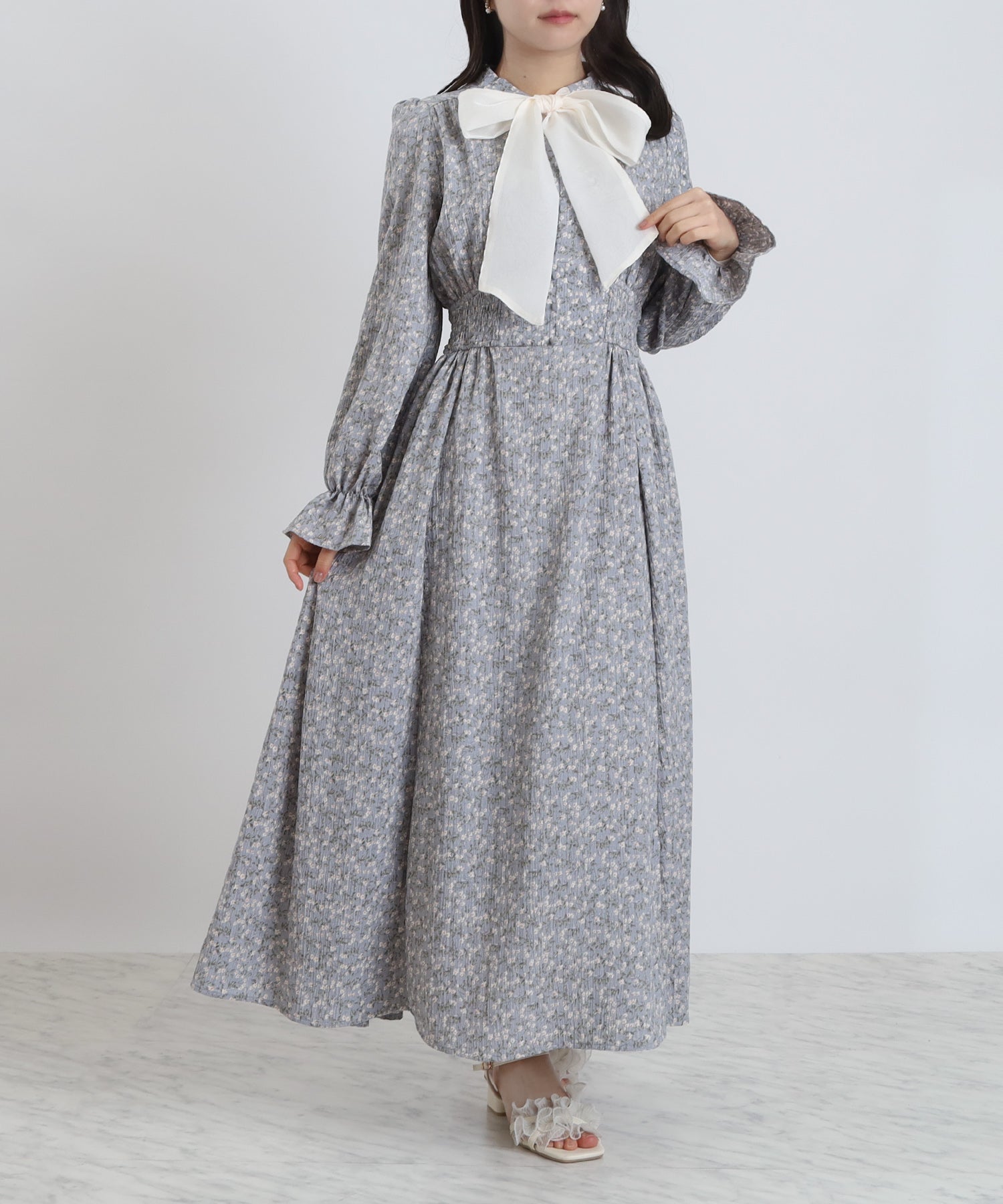 ブルー model:156 着用サイズ:M