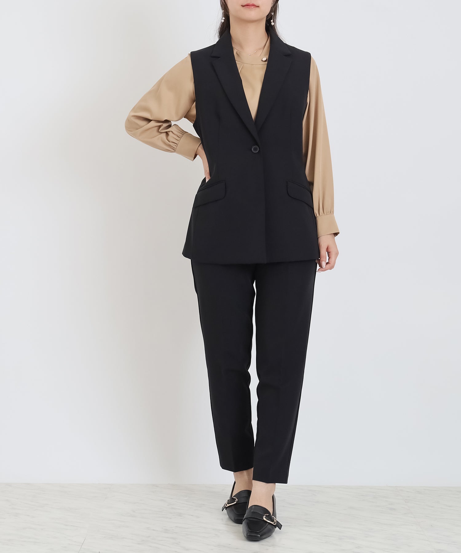 ブラック model:160cm 着用サイズ:M