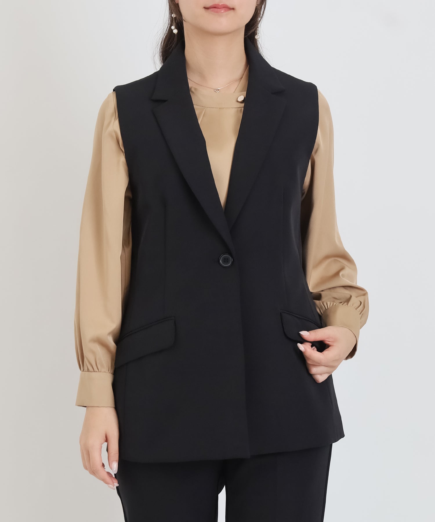 ブラック model:160cm 着用サイズ:M