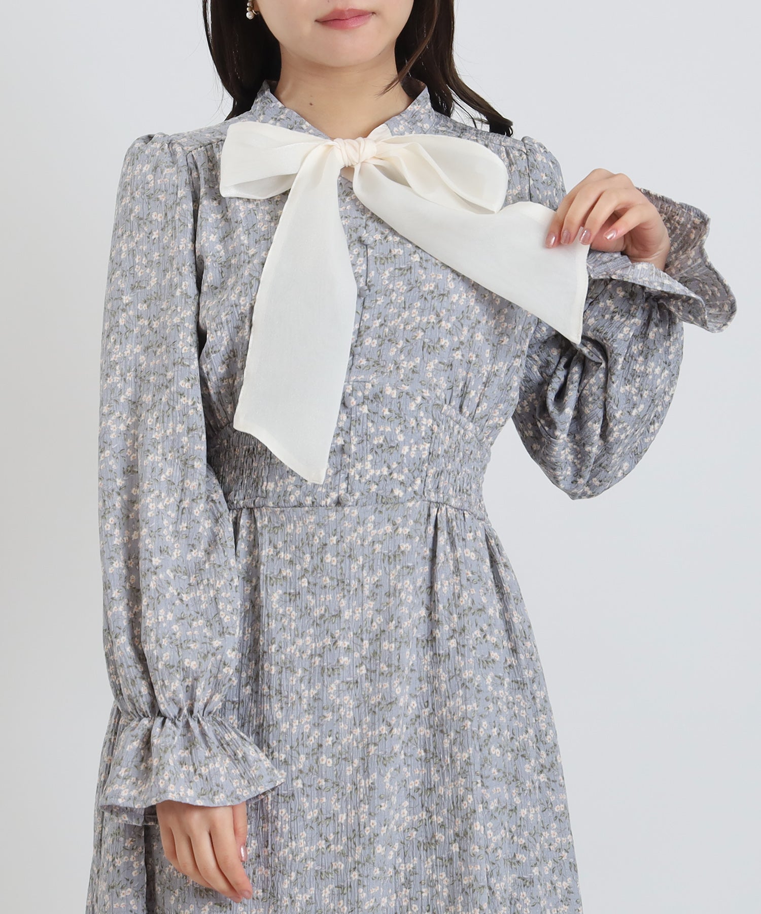 ブルー model:156 着用サイズ:M