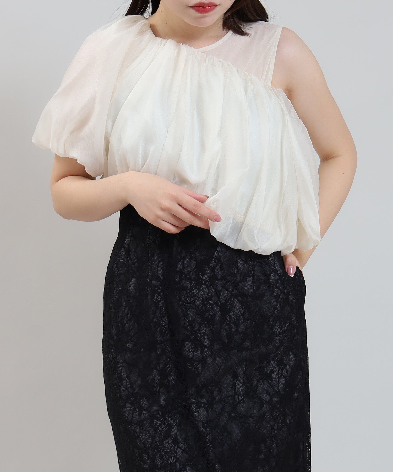 ブラック model:156cm 着用サイズ:M