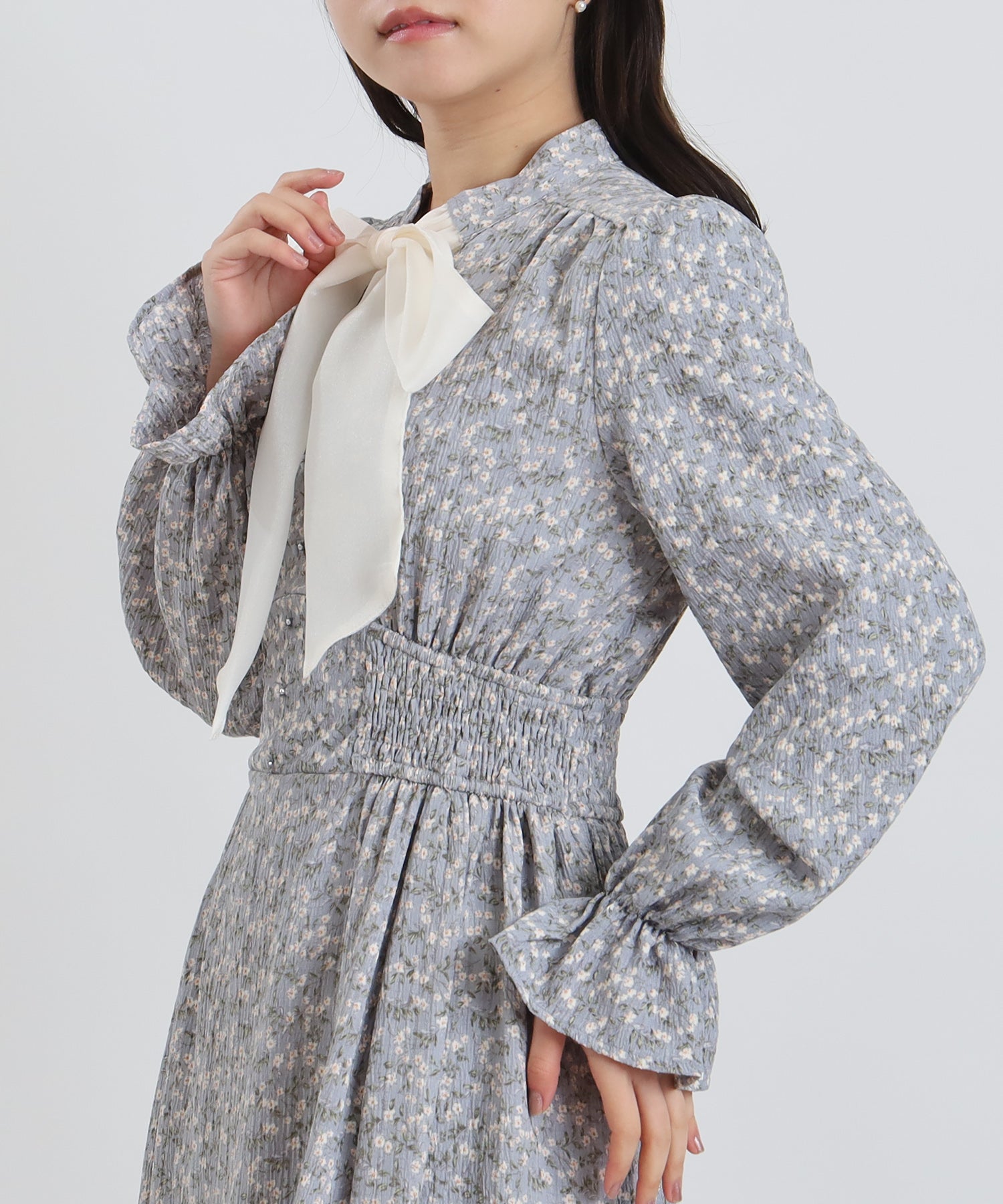 ブルー model:156 着用サイズ:M