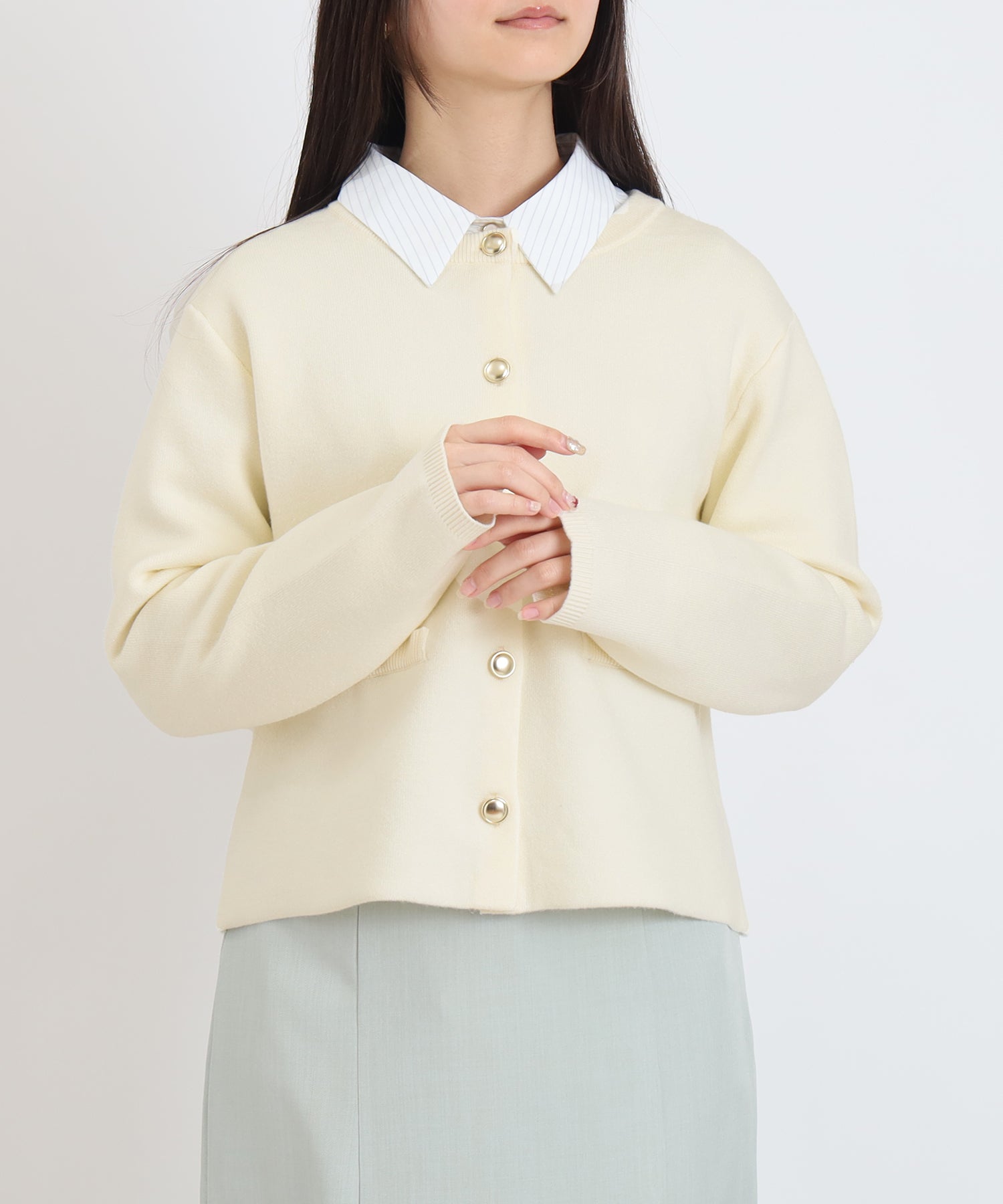 アイボリー model:160cm 着用サイズ:M